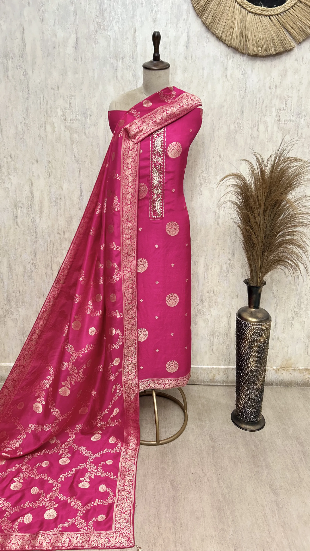 Dola Silk Unstitched Suits