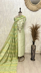The Lustre of Artistry – Giraffe Tissue Unstitched Suits