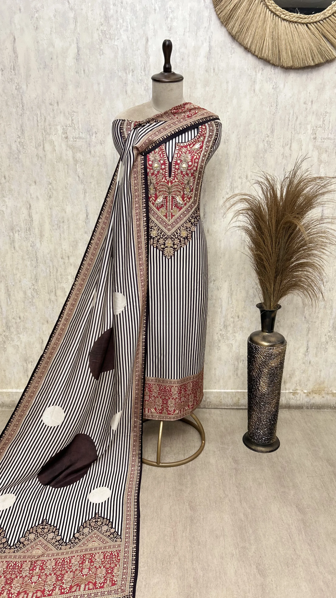A Contemporary Twist Of Muslin  Unstitched Suits