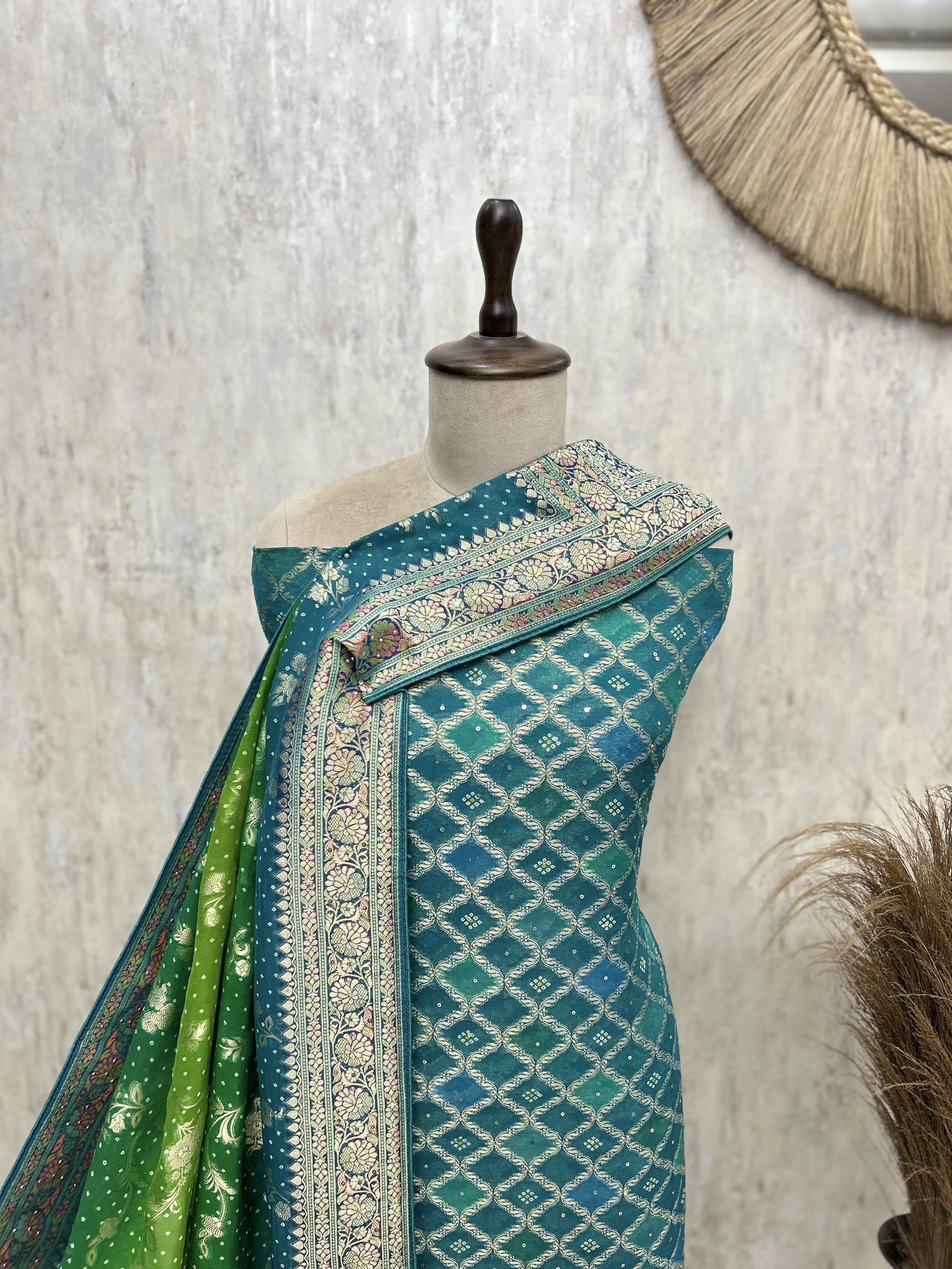 Banarasi Khaddi Georgette Unstitched Suits
