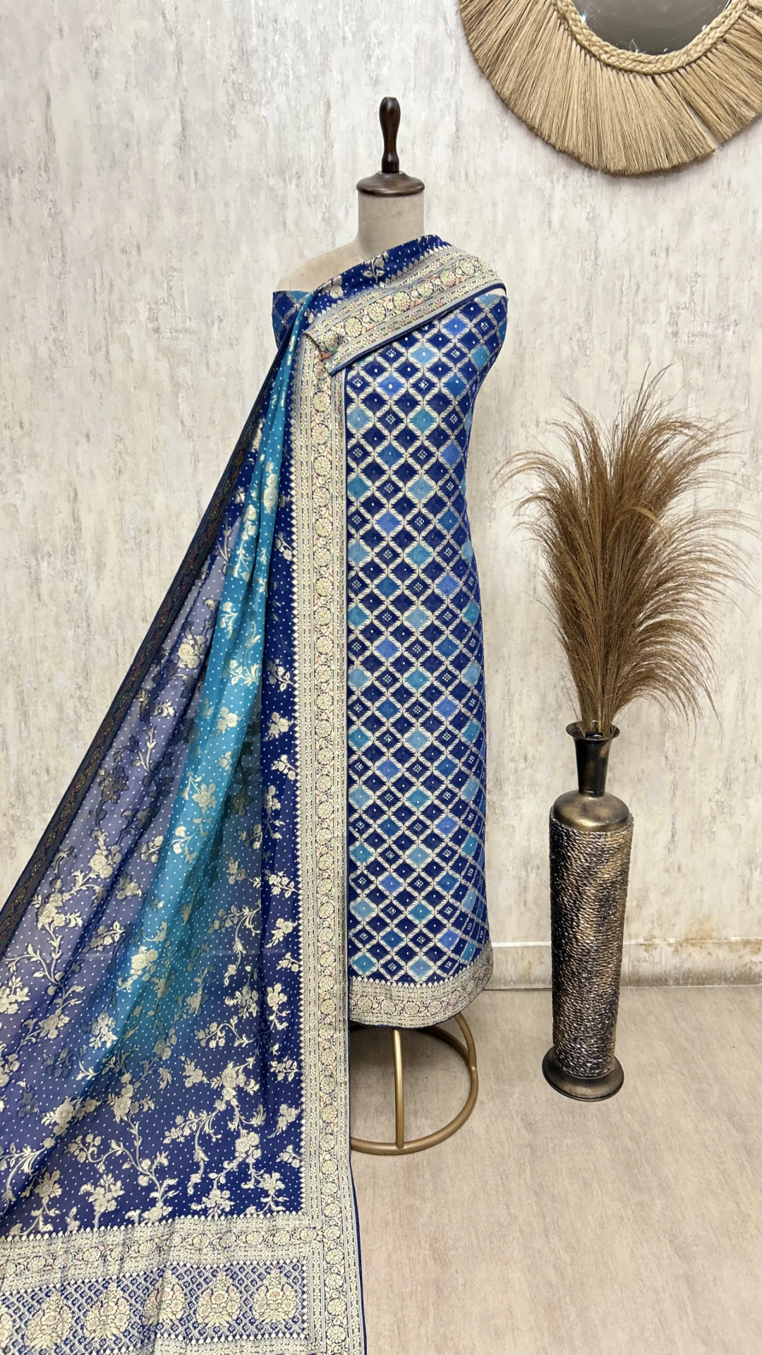 Banarasi Khaddi Georgette Unstitched Suits