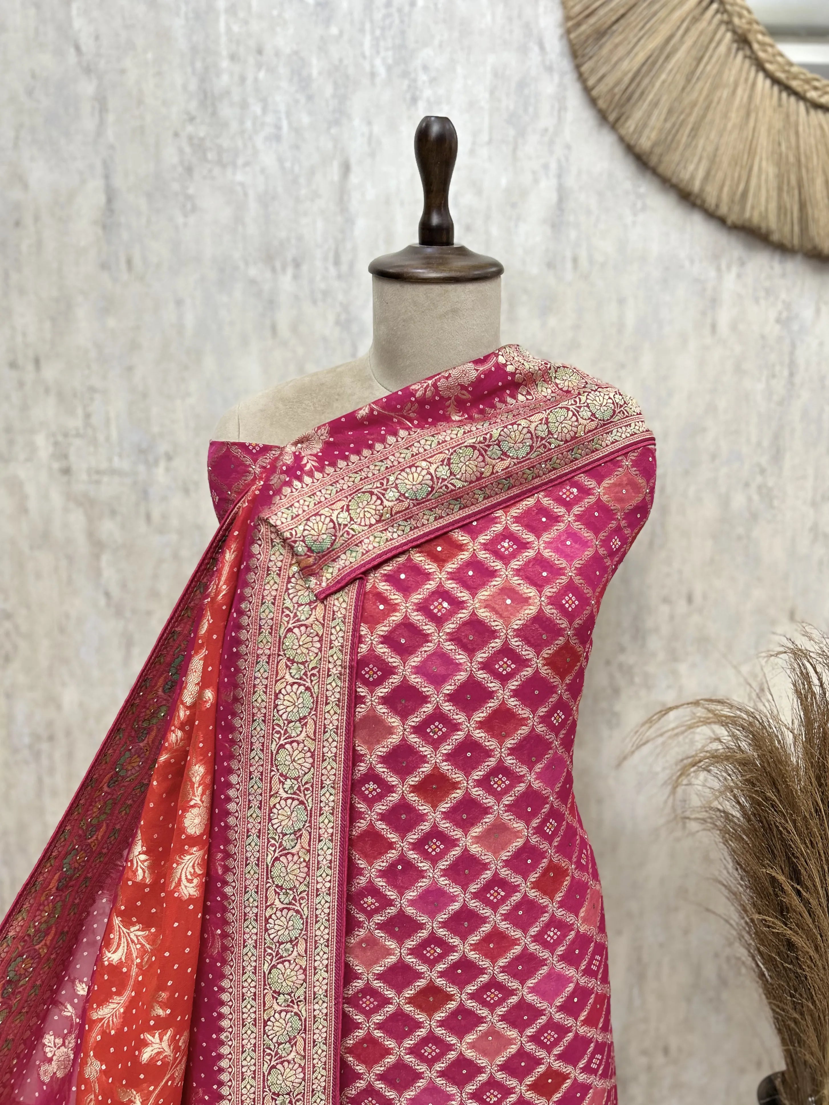 Banarasi Khaddi Georgette Unstitched Suits
