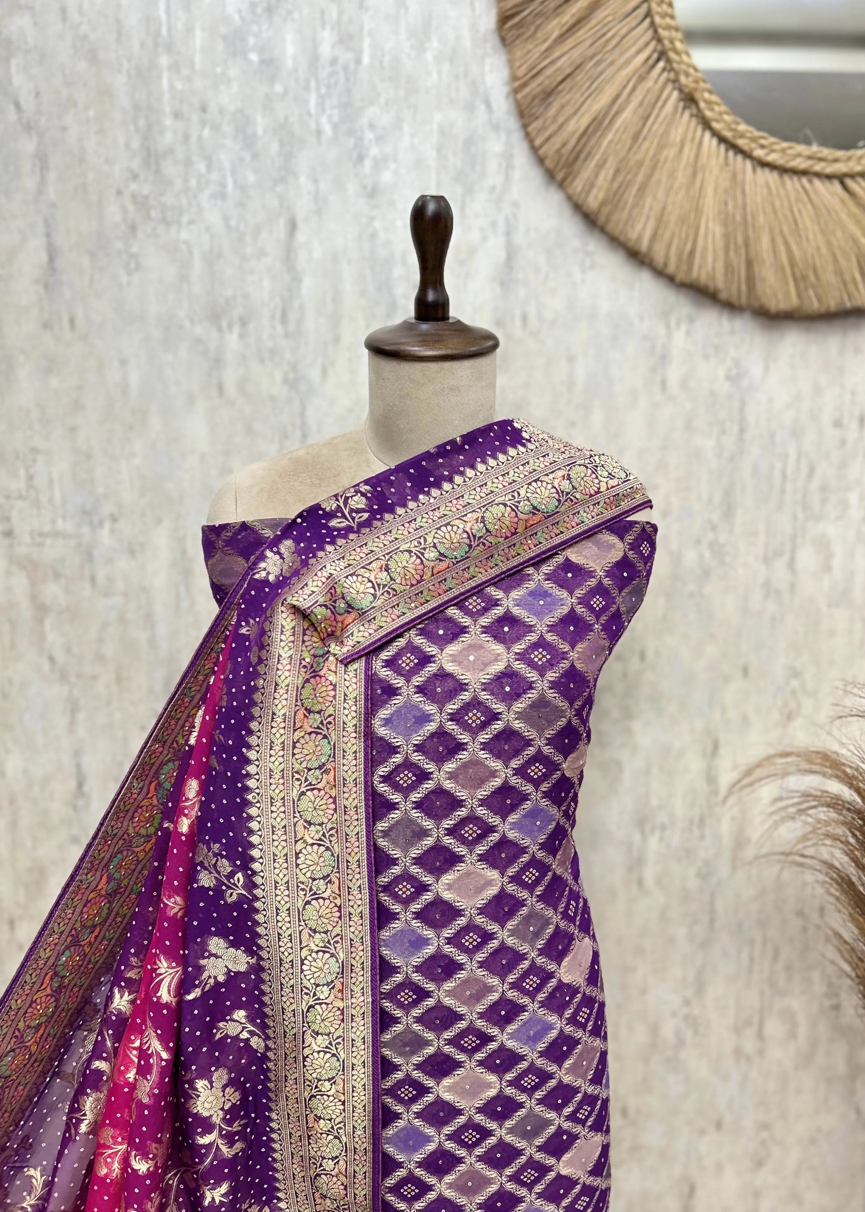 Banarasi Khaddi Georgette Unstitched Suits