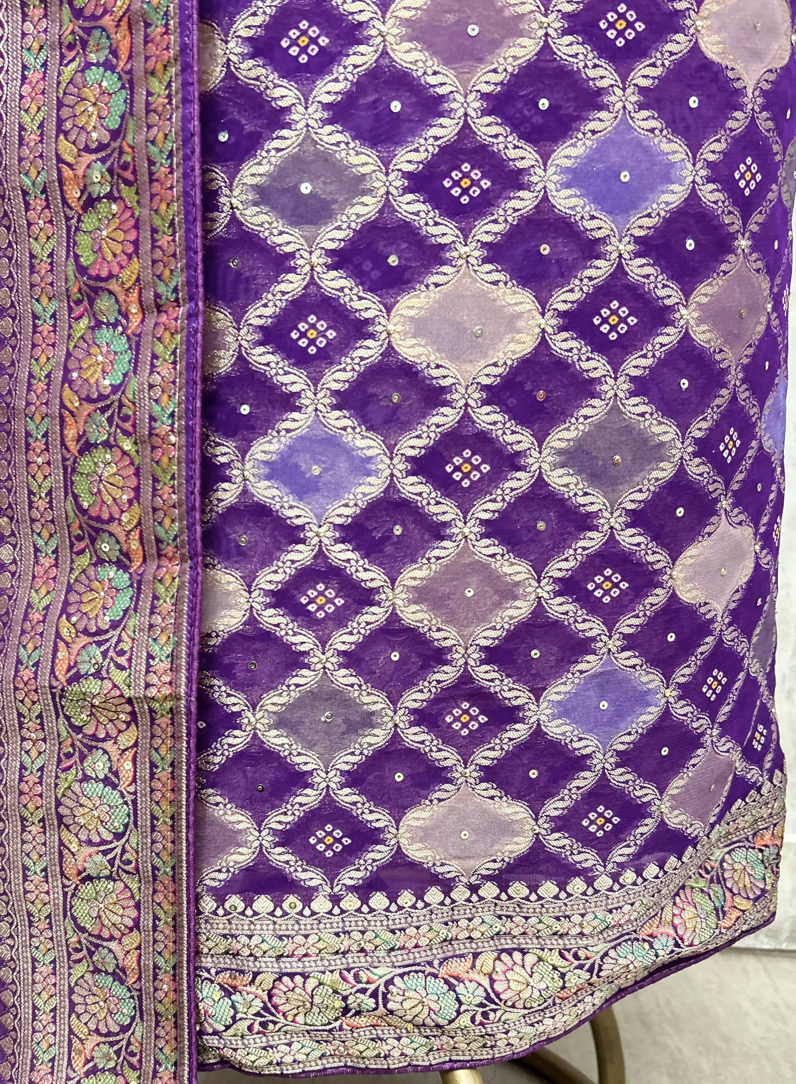 Banarasi Khaddi Georgette Unstitched Suits
