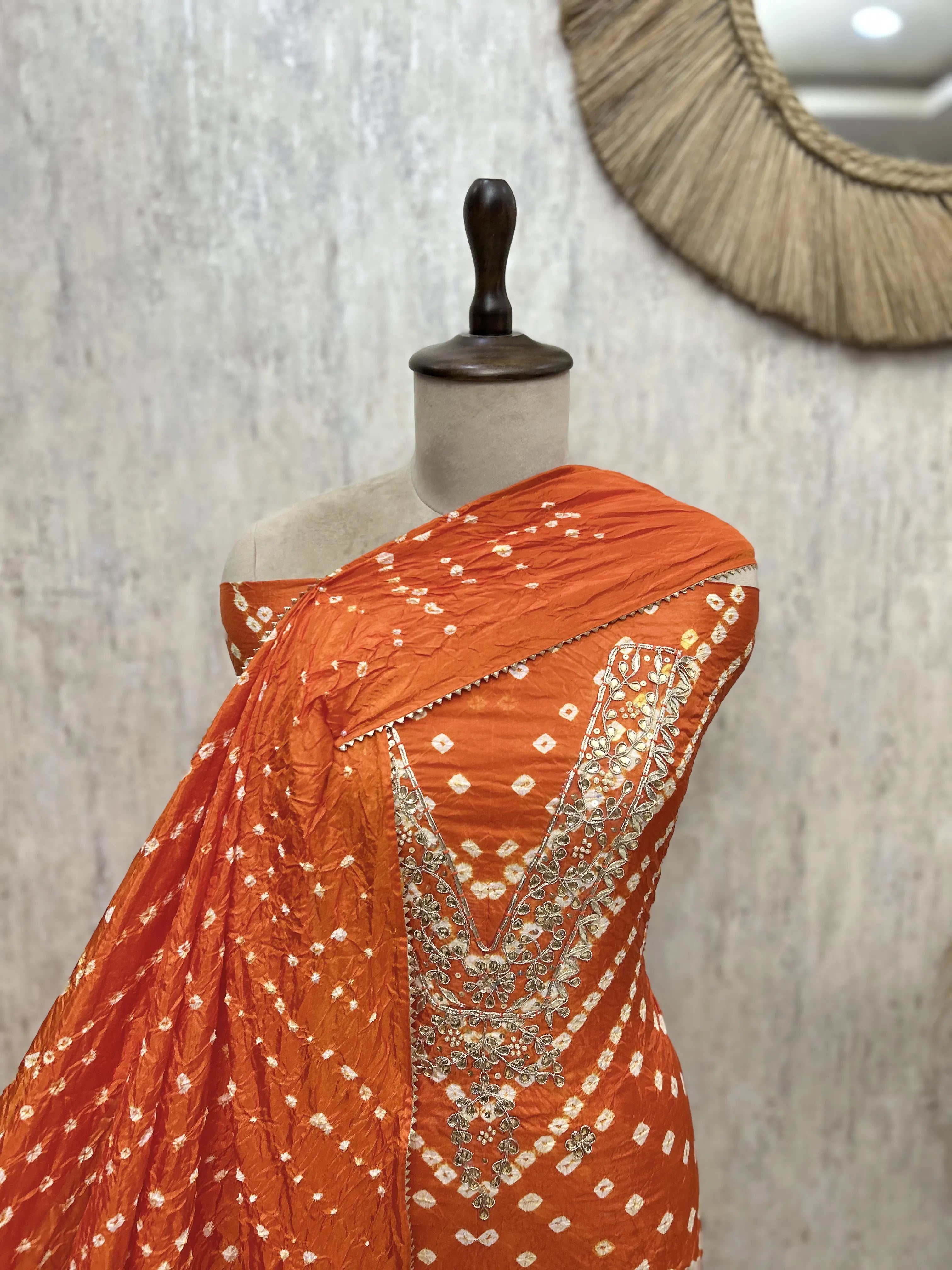 The Artful Allure Of Tafetta Silk Unstitched Suits