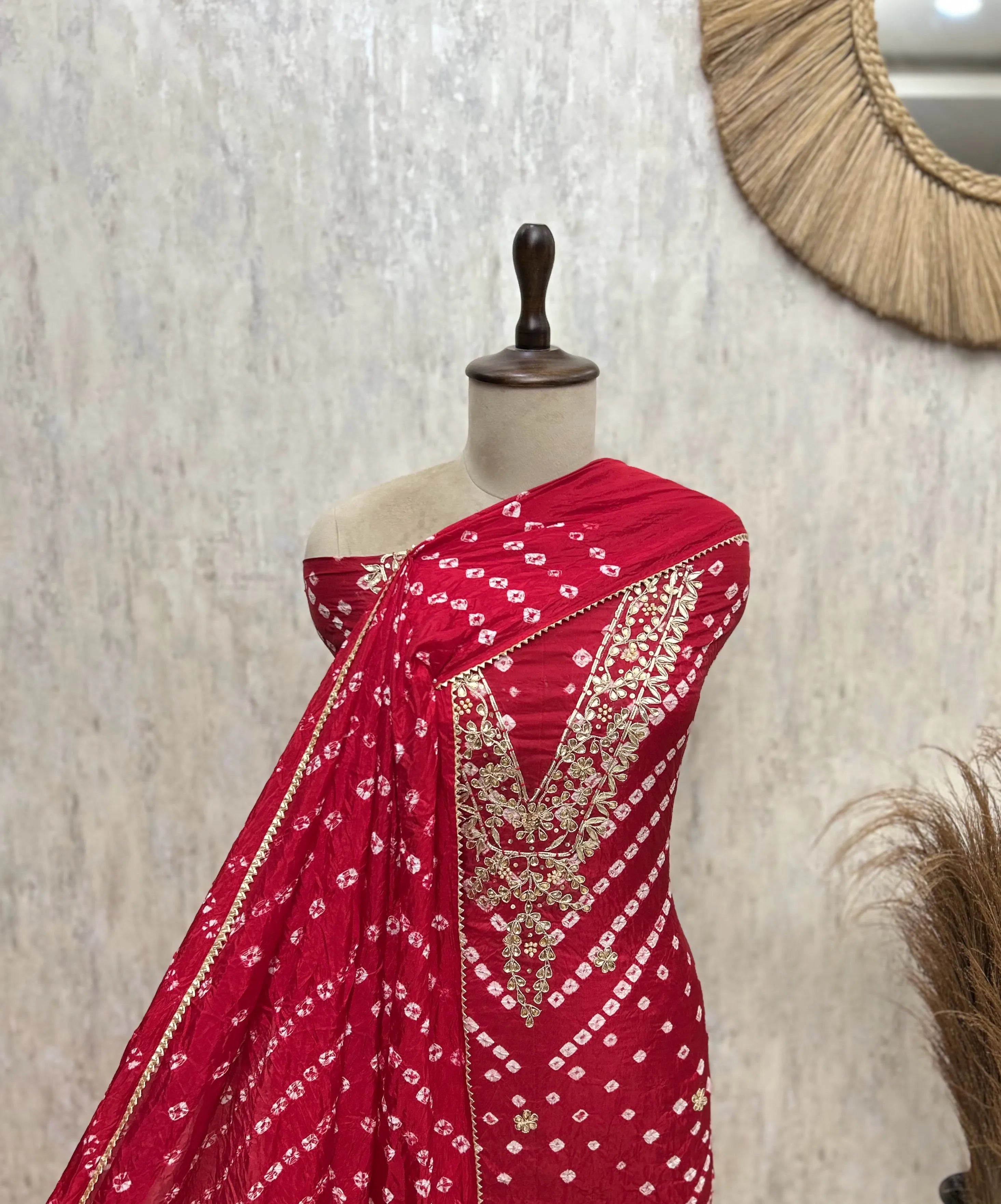 The Artful Allure Of Tafetta Silk Unstitched Suits