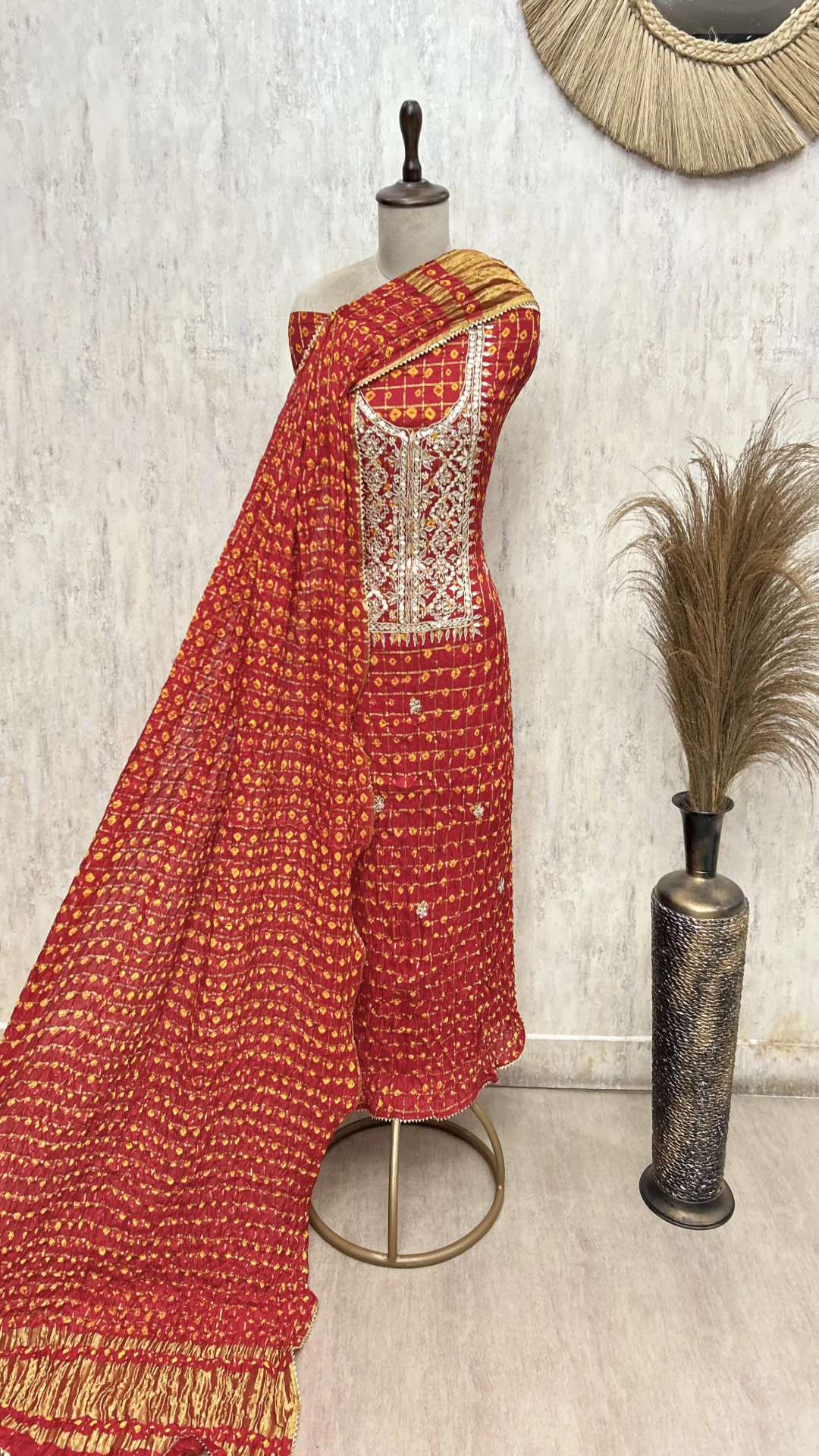 Zari-Encrusted Elegance Tafetta Silk Unstitched Suits