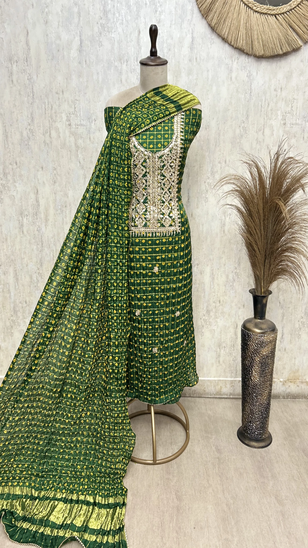 Zari-Encrusted Elegance Tafetta Silk Unstitched Suits