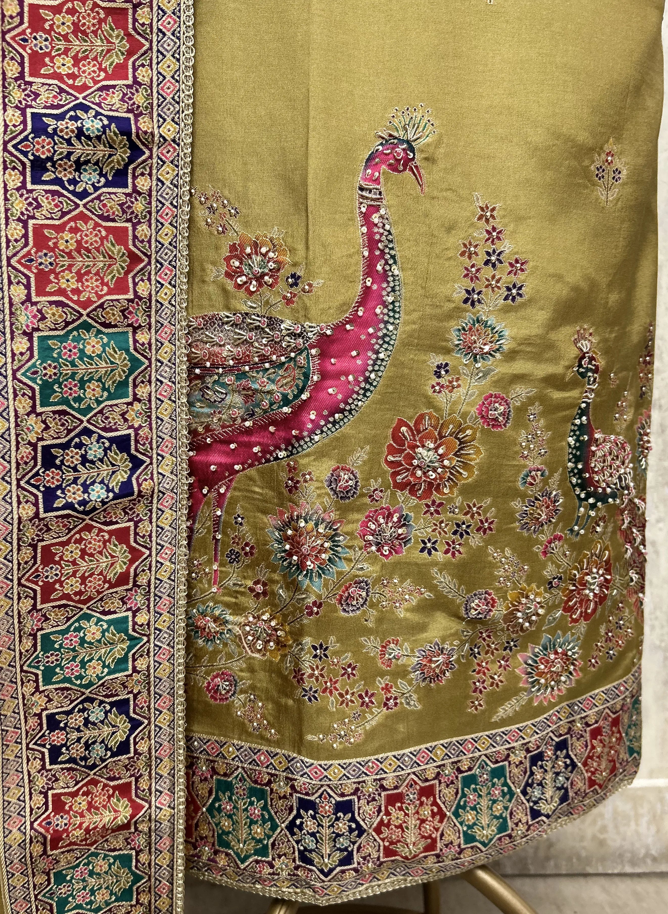 Timeless Beauty Of Opada Silk Unstitched Suits