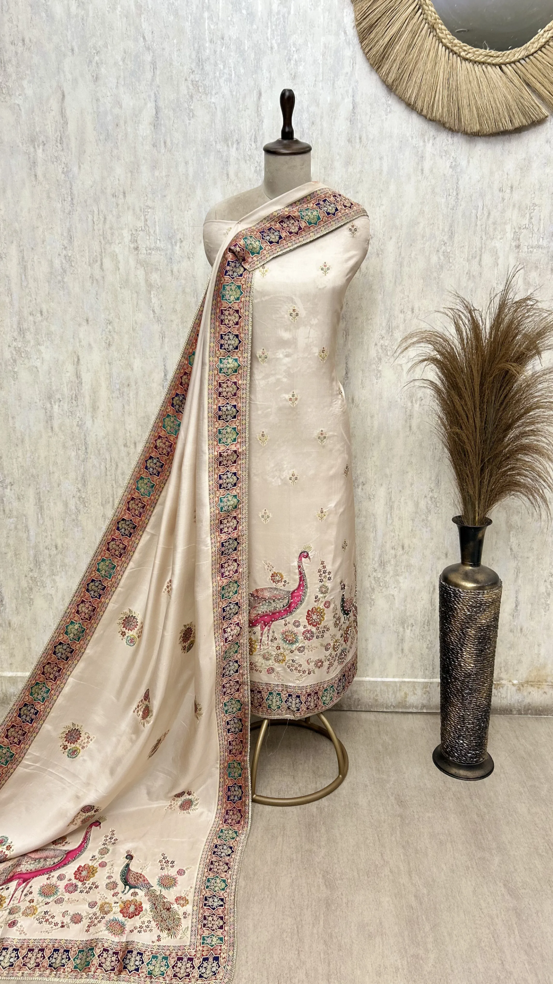 Timeless Beauty Of Opada Silk Unstitched Suits