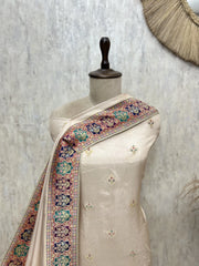 Timeless Beauty Of Opada Silk Unstitched Suits