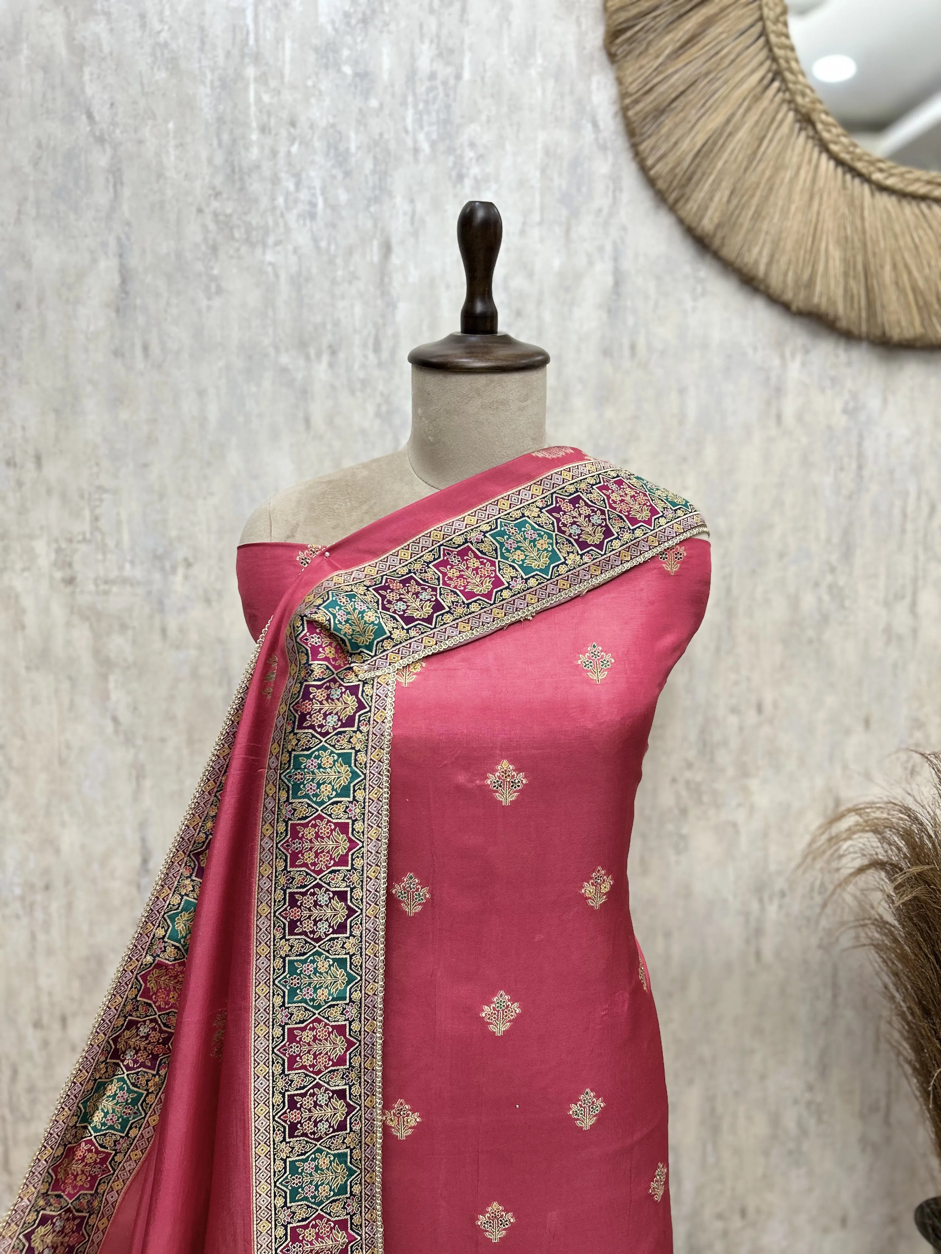 Timeless Beauty Of Opada Silk Unstitched Suits