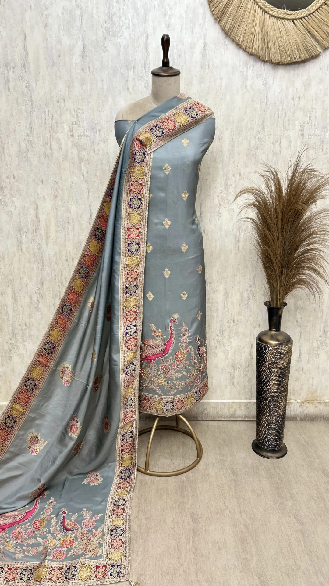 Timeless Beauty Of Opada Silk Unstitched Suits