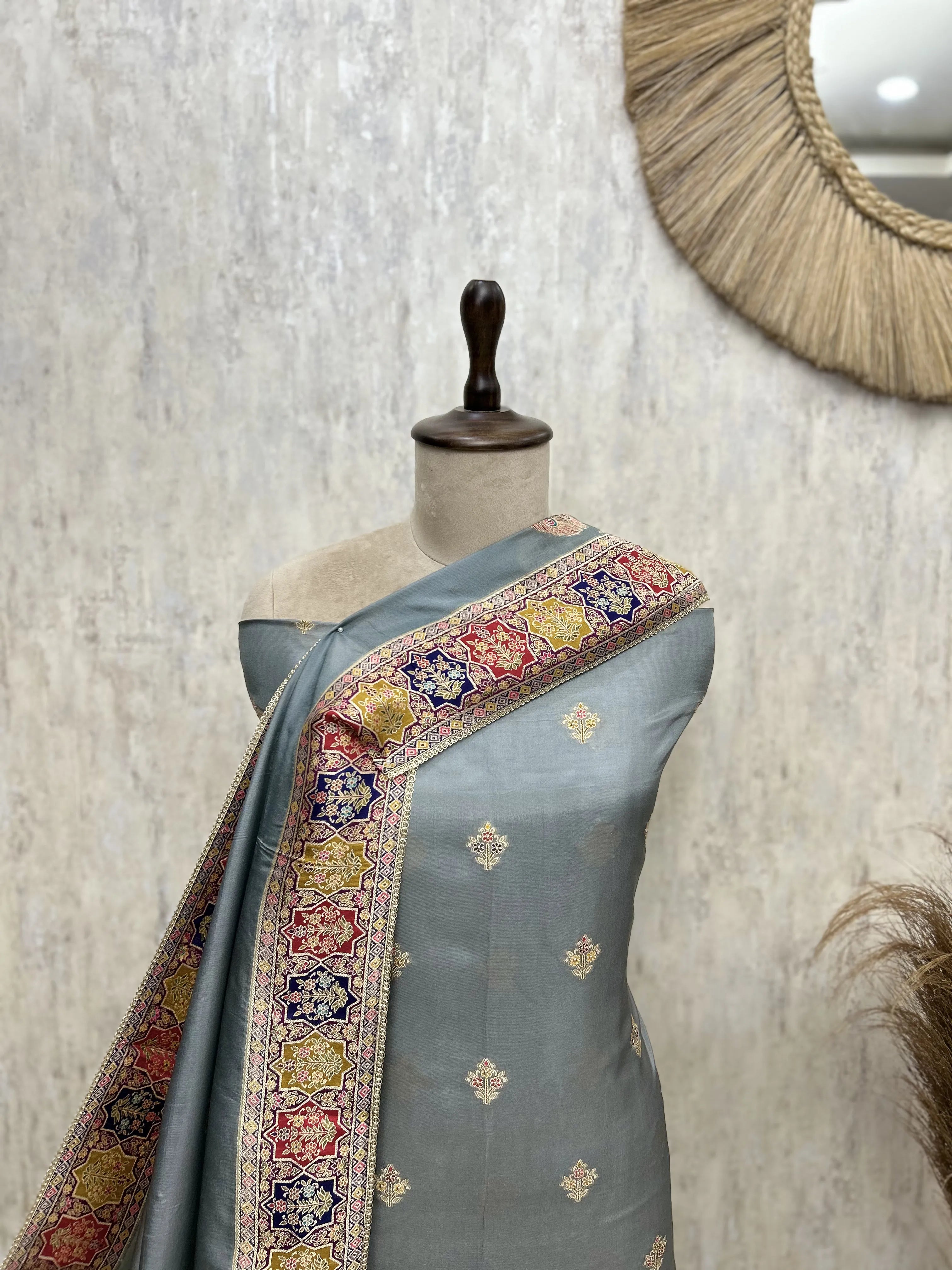 Timeless Beauty Of Opada Silk Unstitched Suits