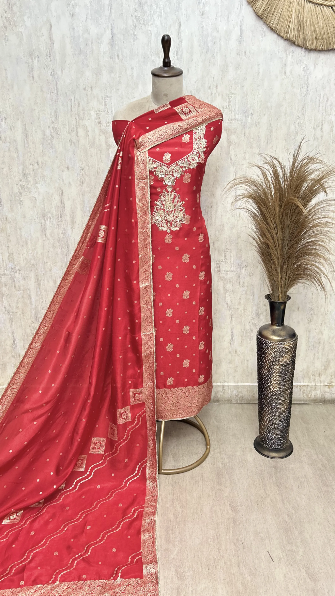 The Festive Folio Dola Silk Unstitched Suits