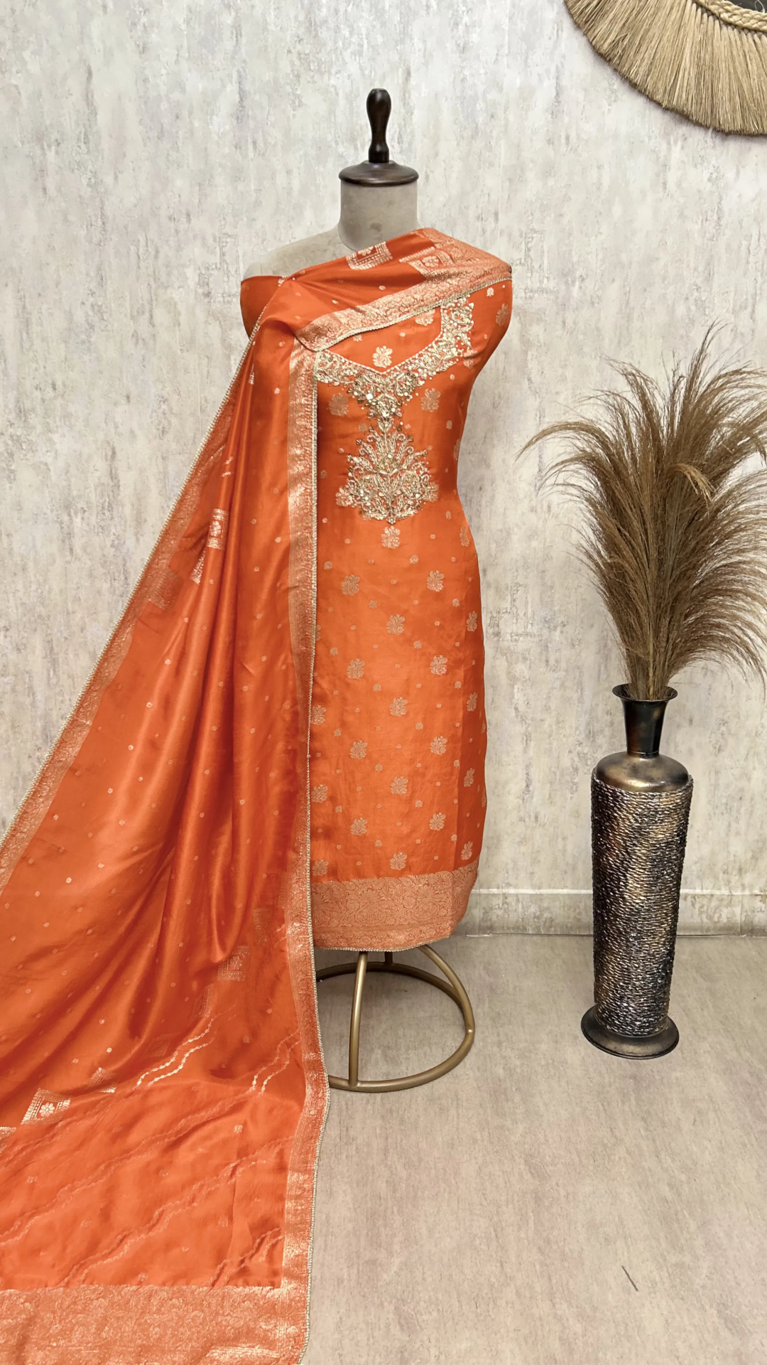 The Festive Folio Dola Silk Unstitched Suits