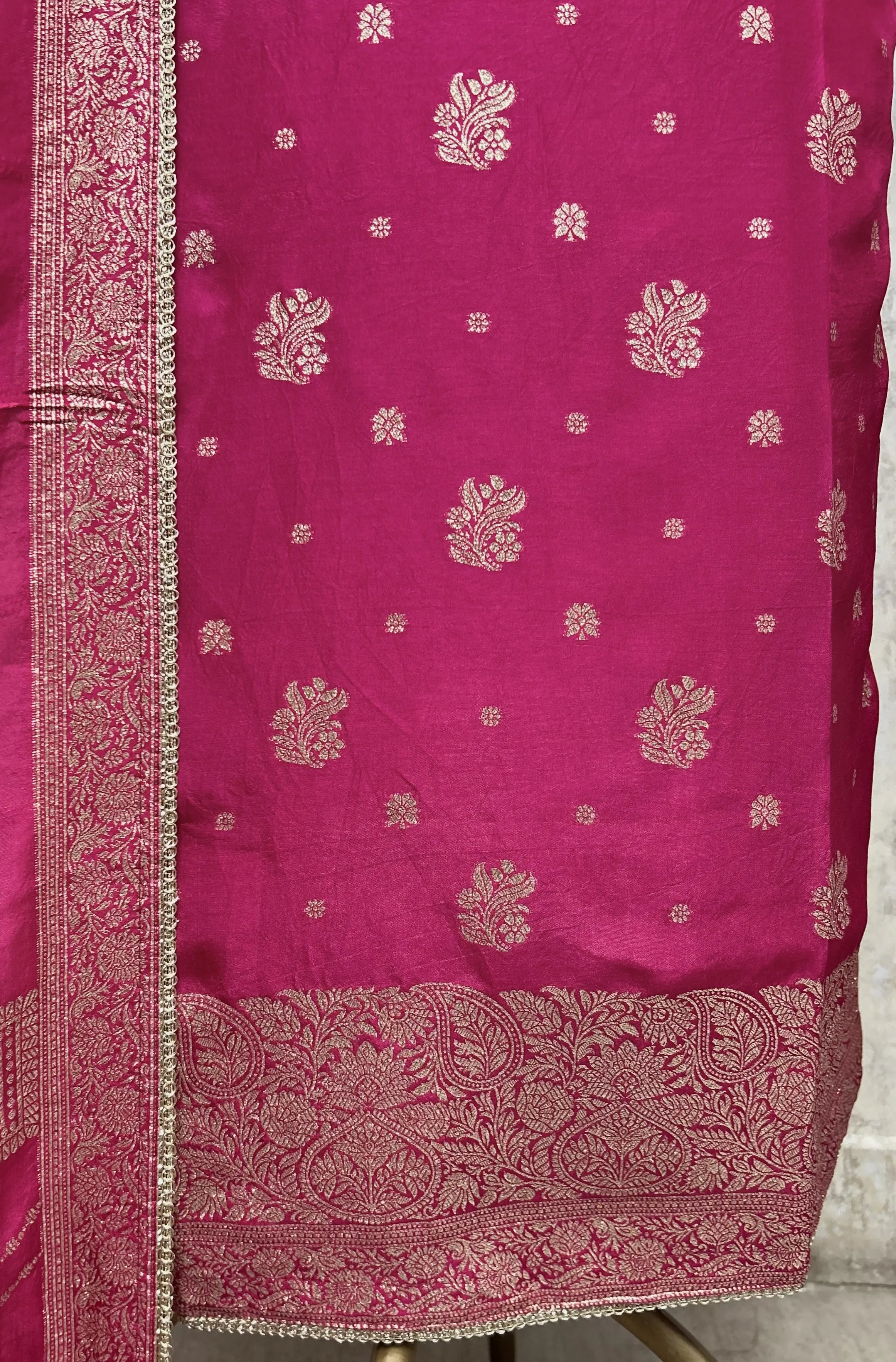 The Festive Folio Dola Silk Unstitched Suits
