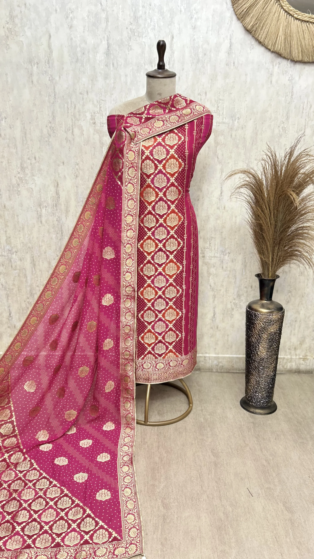 The Imperial Lattice Khaddi Georgette Unstitched Suits