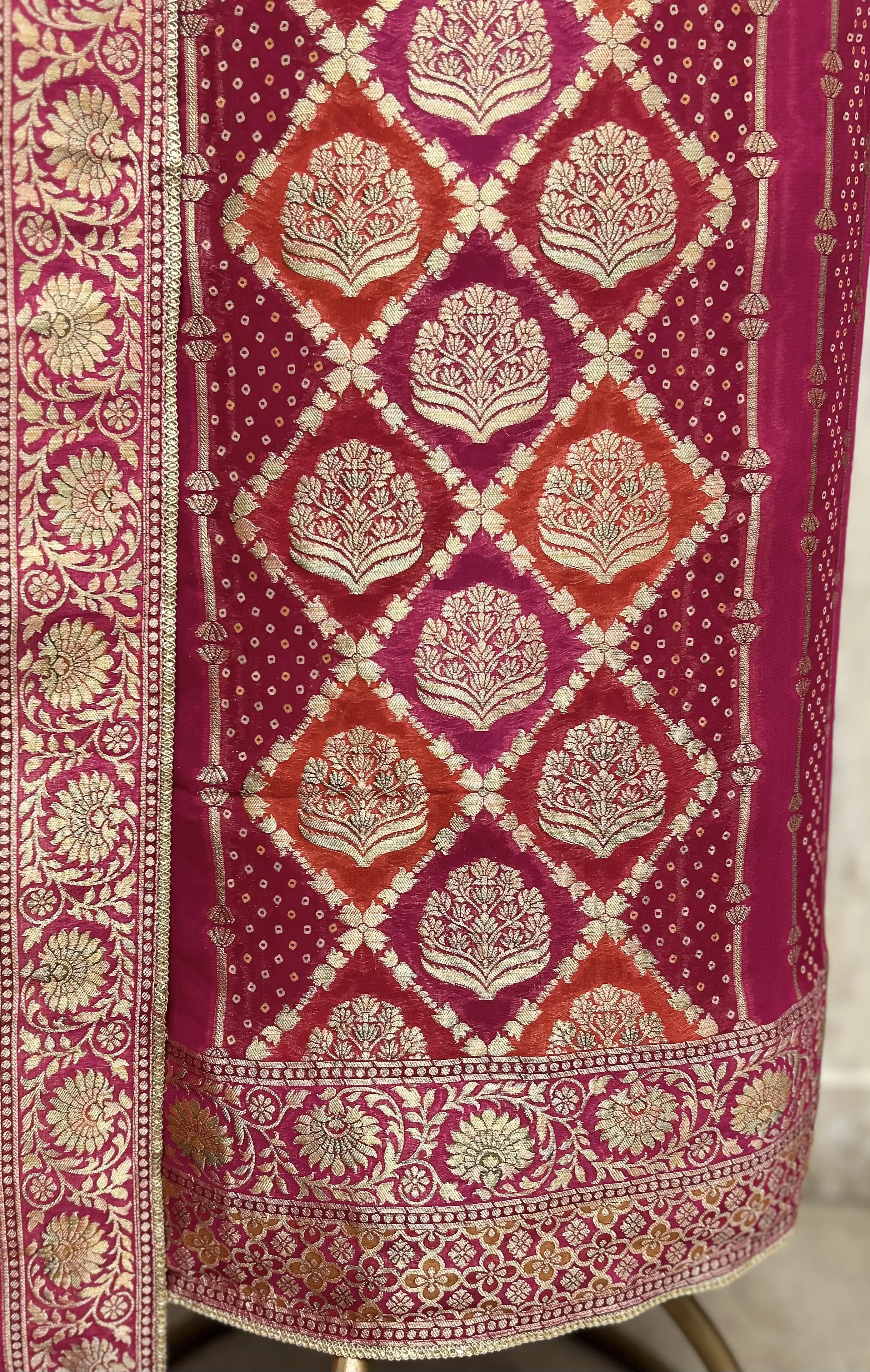The Imperial Lattice Khaddi Georgette Unstitched Suits