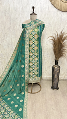 The Imperial Lattice Khaddi Georgette Unstitched Suits