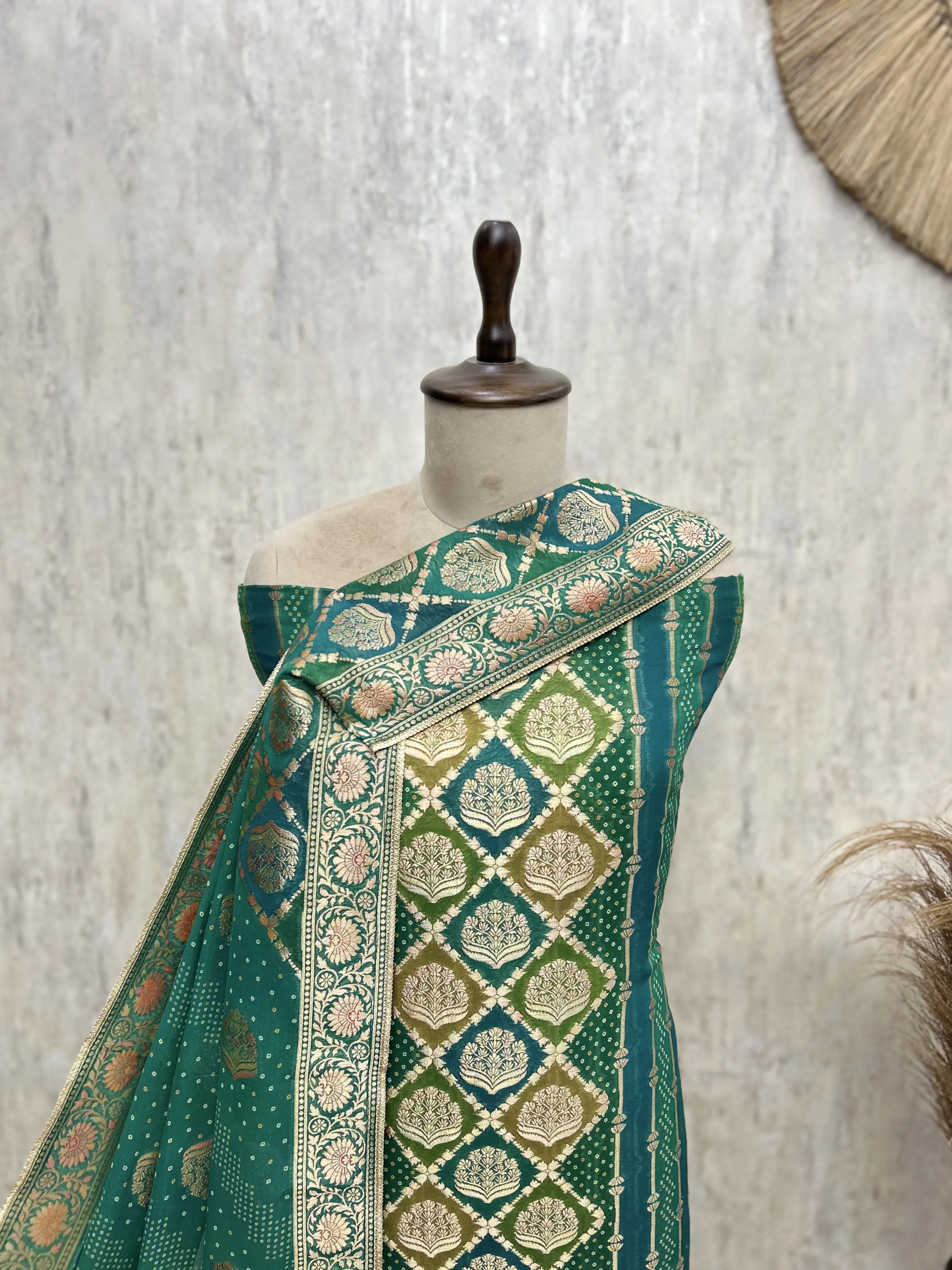 The Imperial Lattice Khaddi Georgette Unstitched Suits