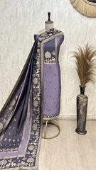 The Enchanted Tapestry of Tradition Kanjivaram Silk Unstitched Suits