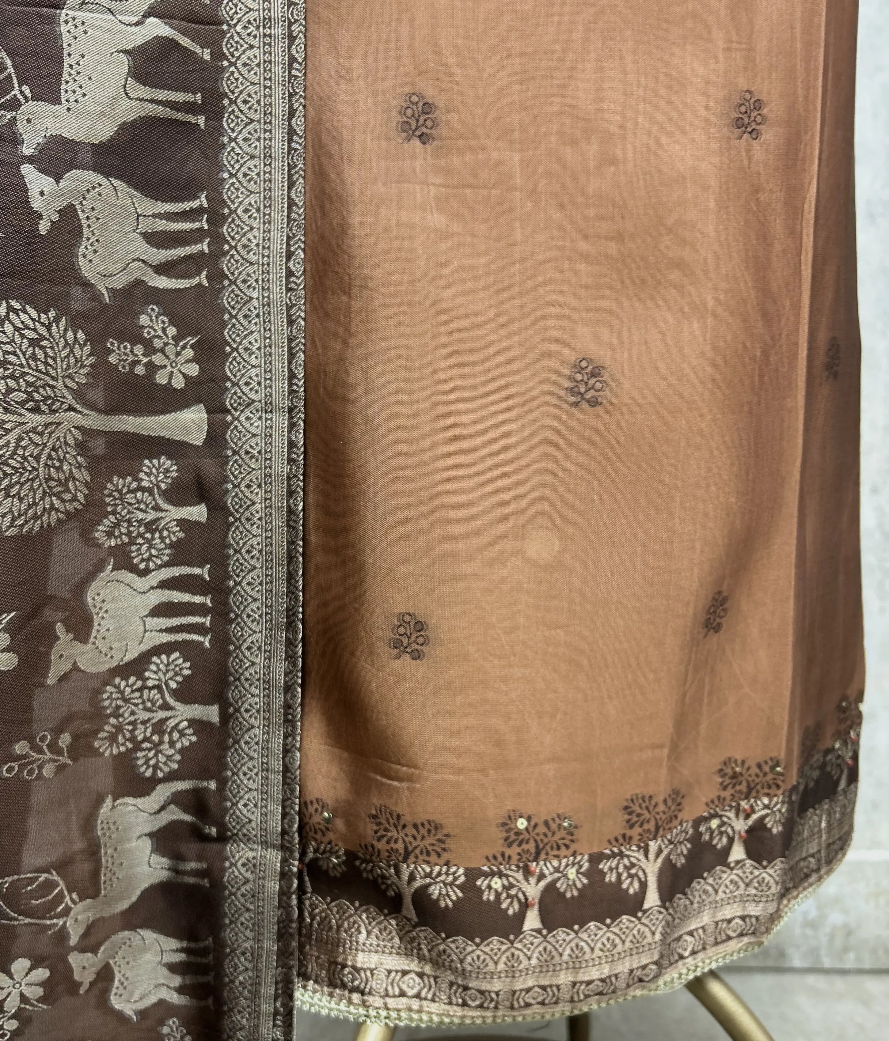 The Enchanted Tapestry of Tradition Kanjivaram Silk Unstitched Suits