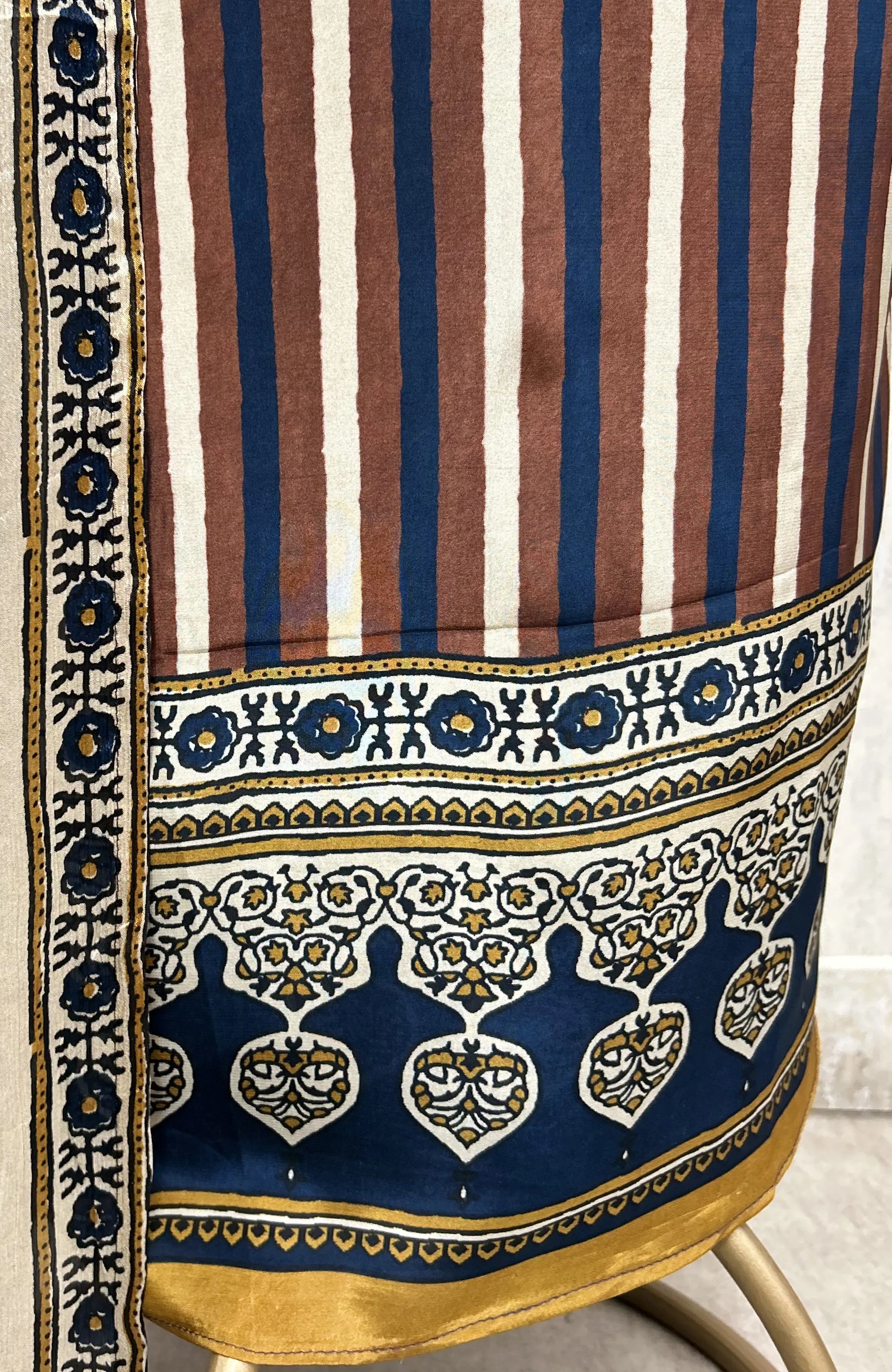 The Art of Unconventional Prints Crepe Unstitched Suits