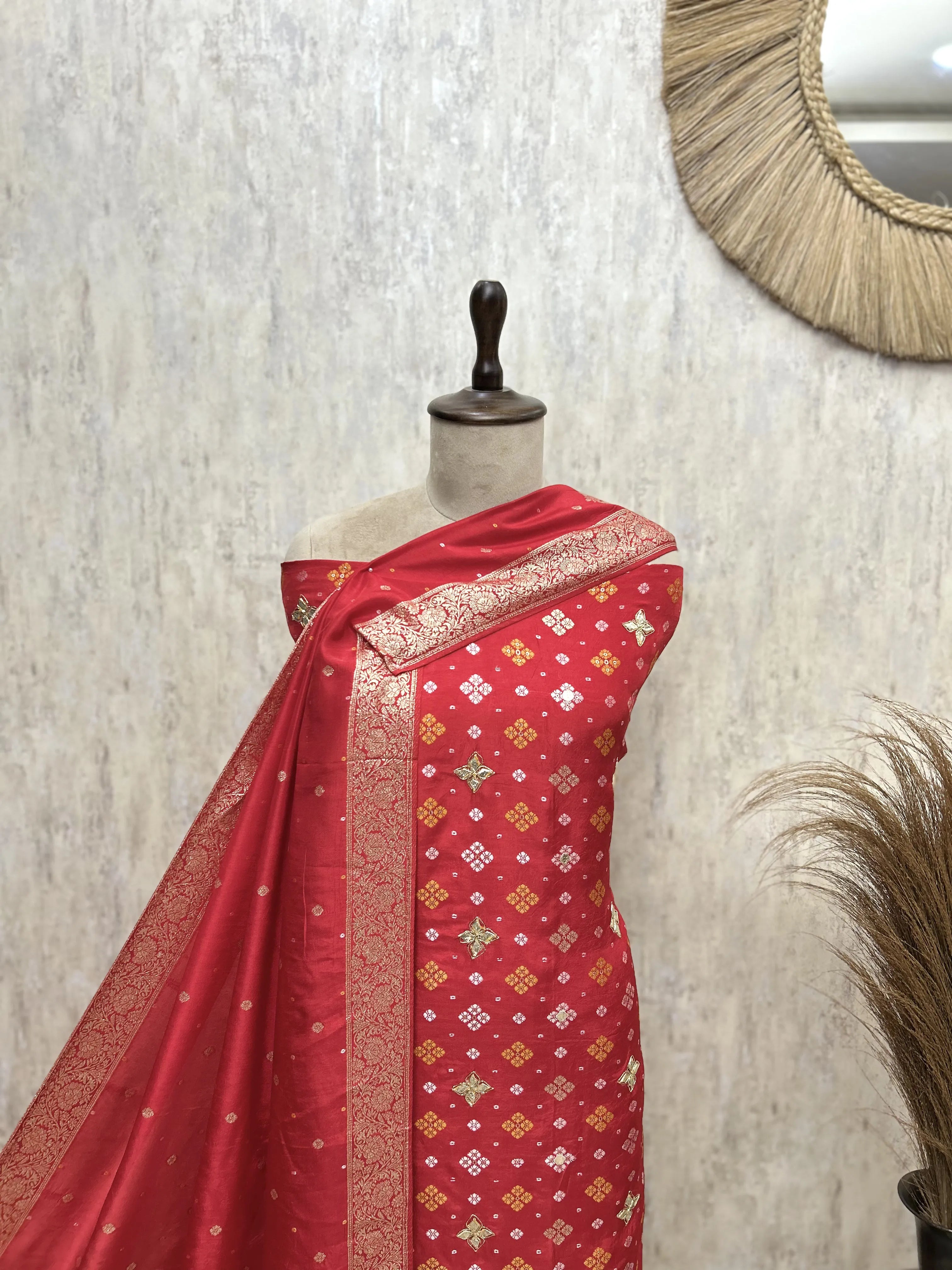 The Regal Imprint Dola Silk Unstitched Suits
