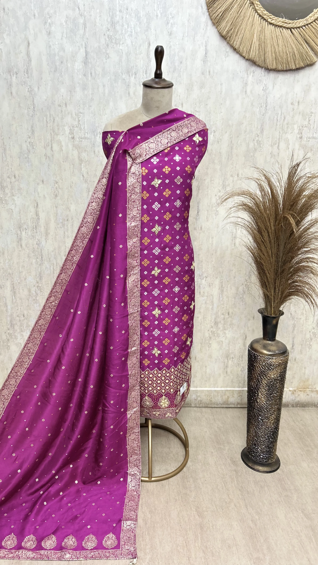 The Regal Imprint Dola Silk Unstitched Suits
