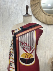 Urban Maheshwari Charm Unstitched Suit