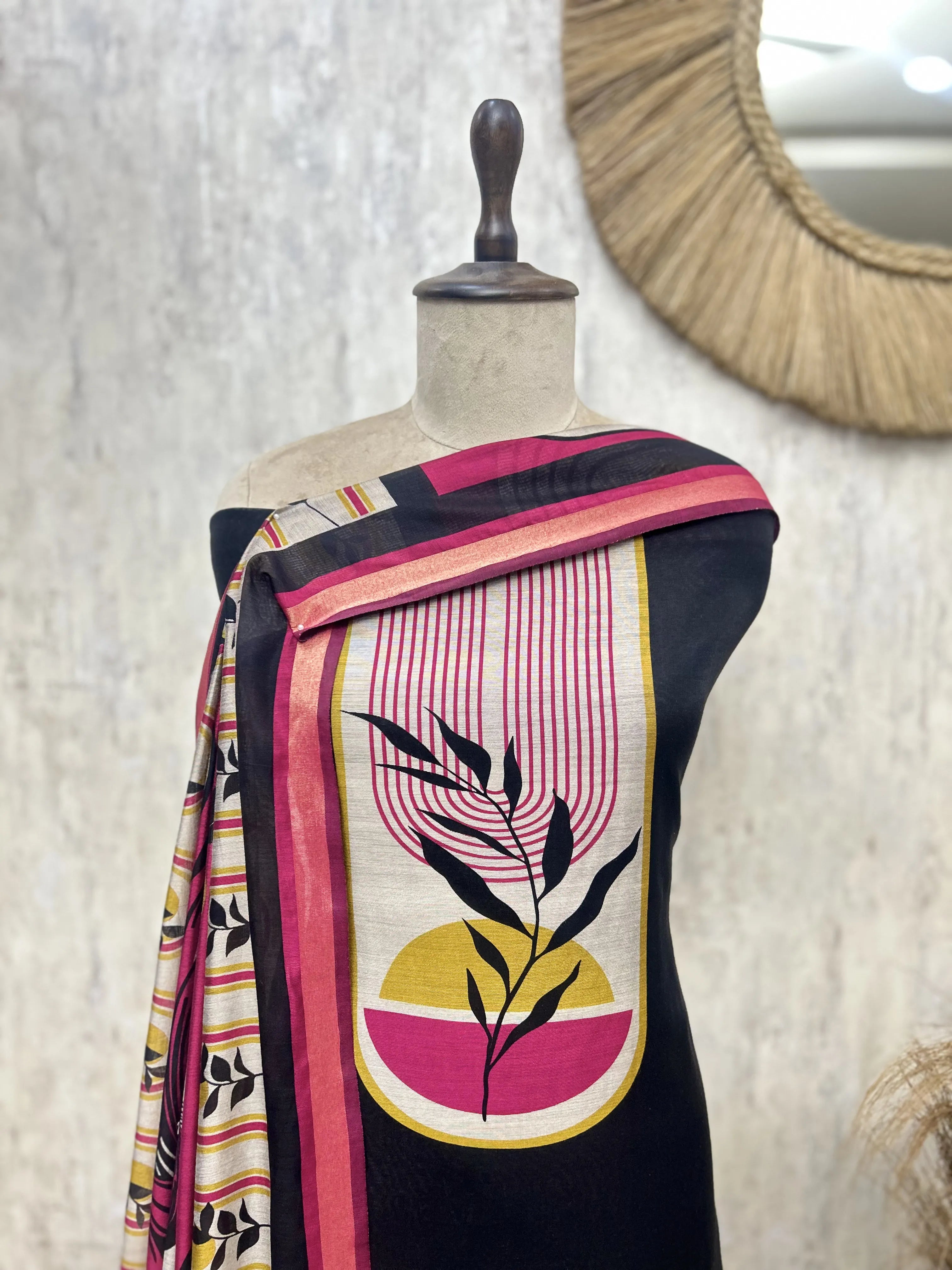 Urban Maheshwari Charm Unstitched Suit