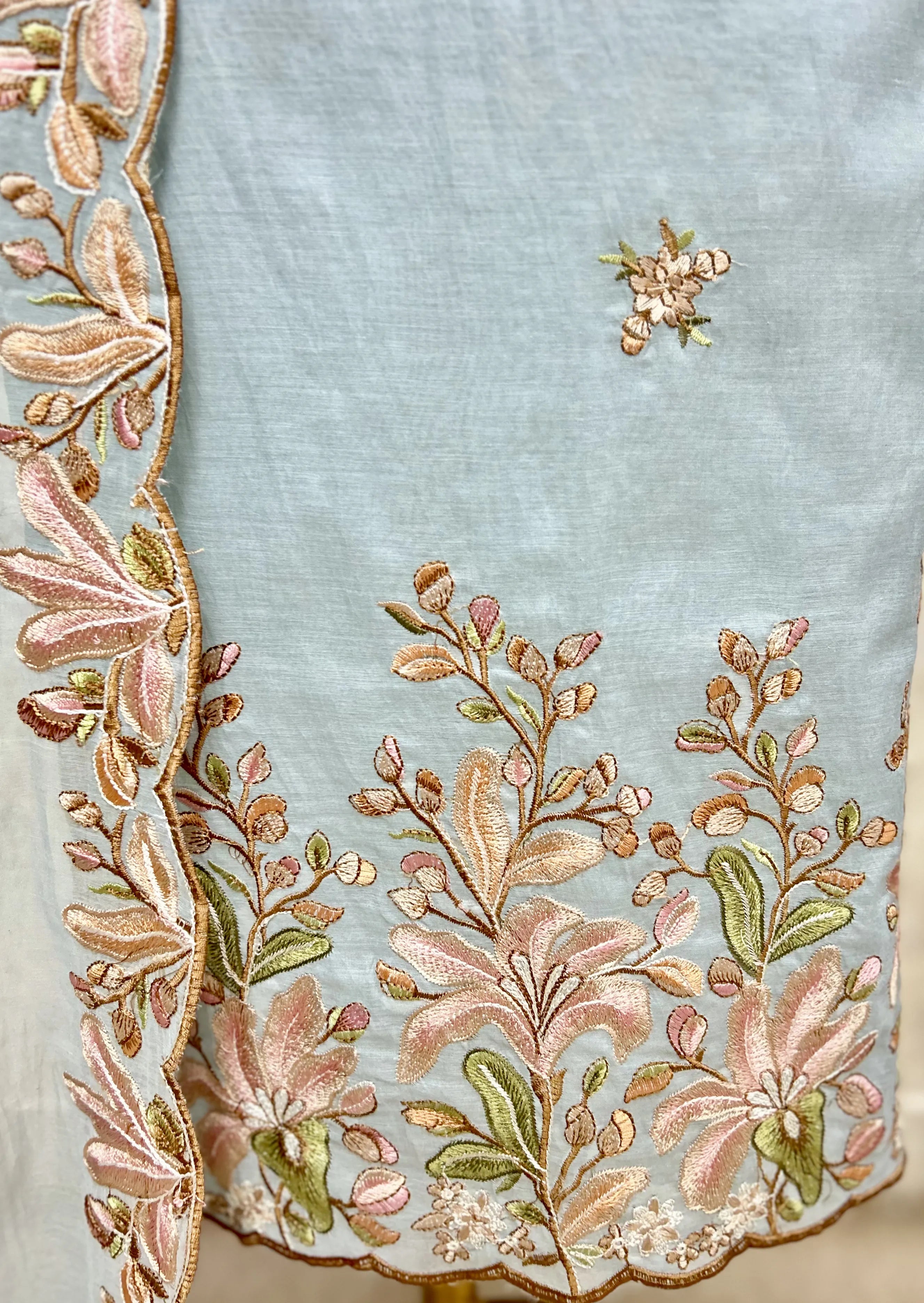 Blooming Chanderi Tale Unstitched Suit