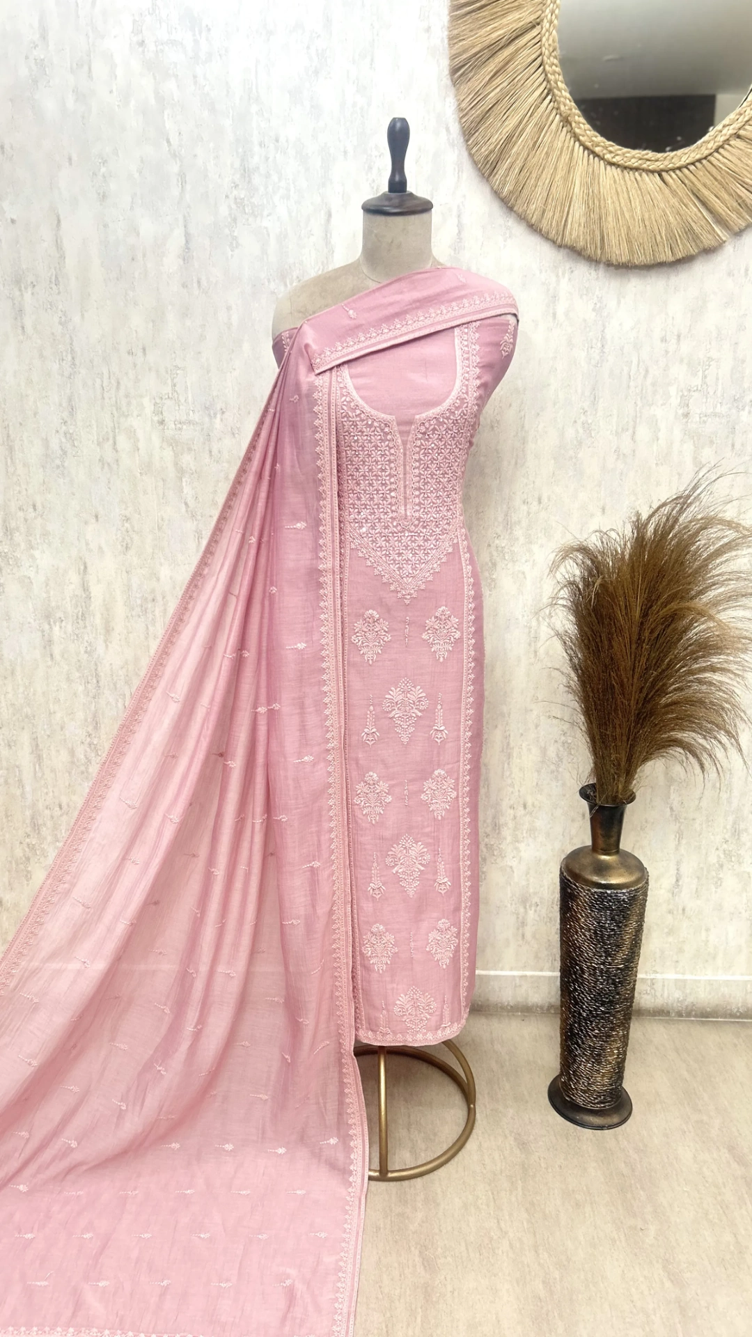 Floral Elegant Unstiched Suit