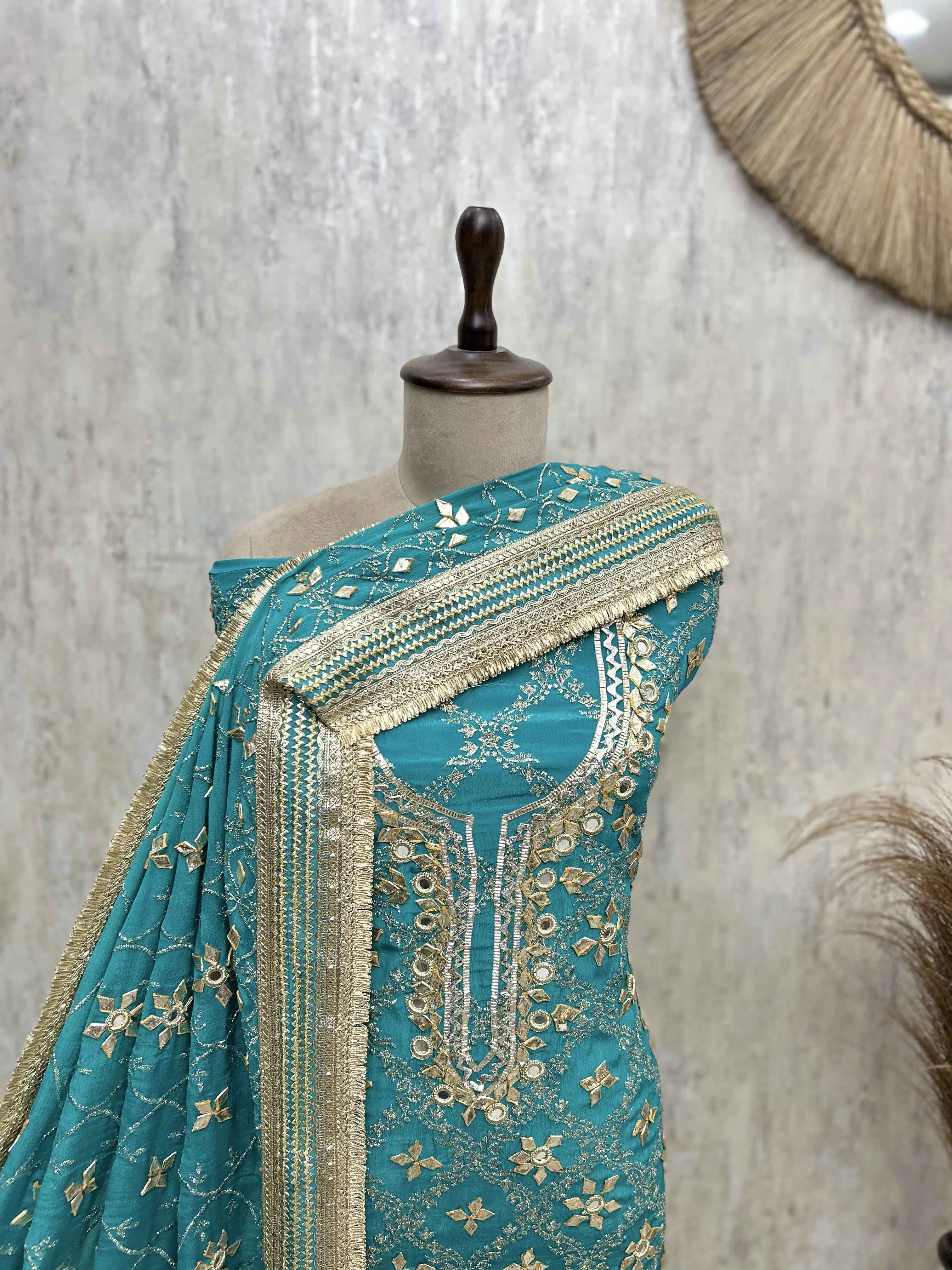 The Royal Intricacy Chinnon Embroidered Unstitched Suits