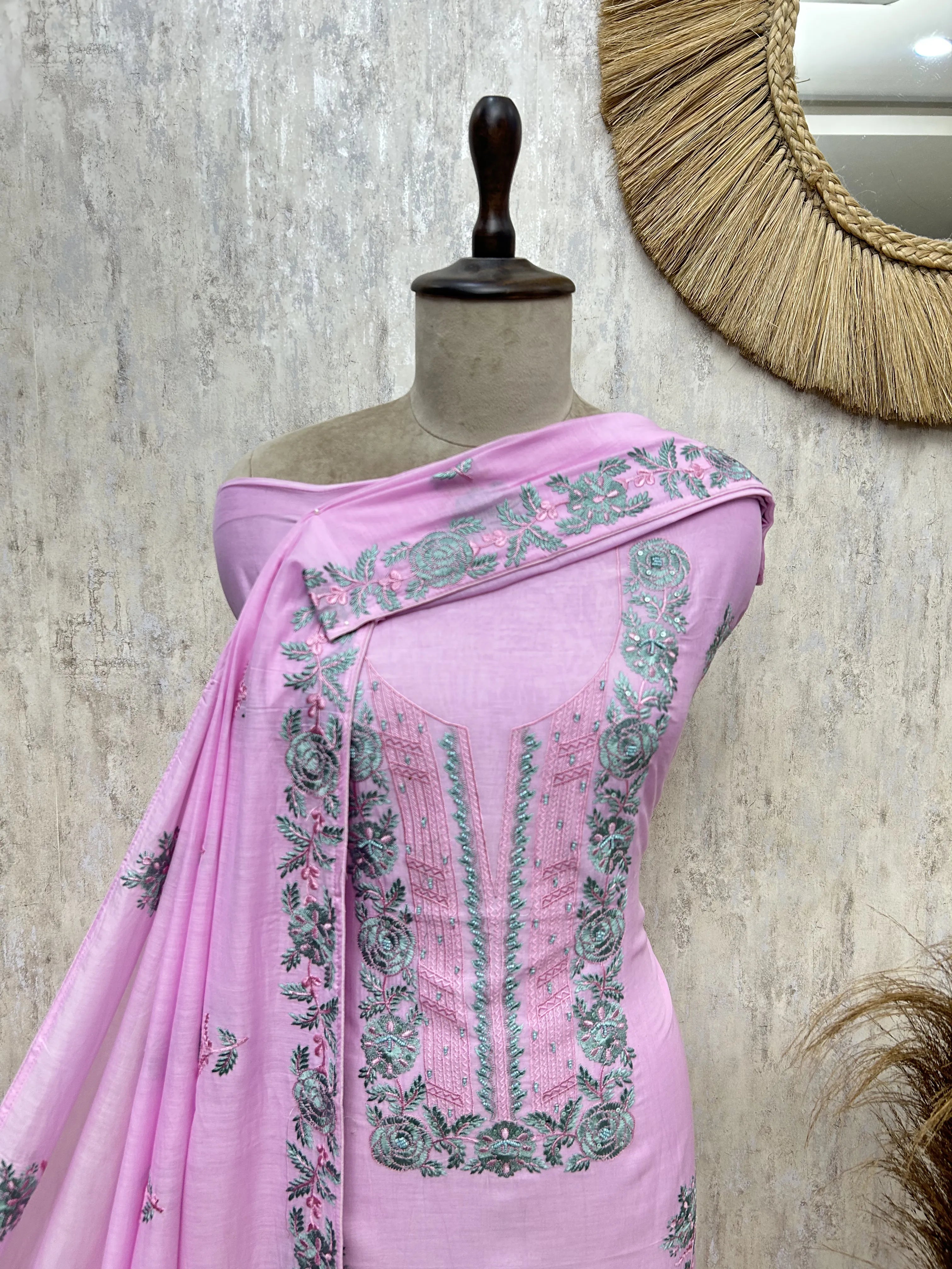 Mul Grace Charm Unstitched Suit