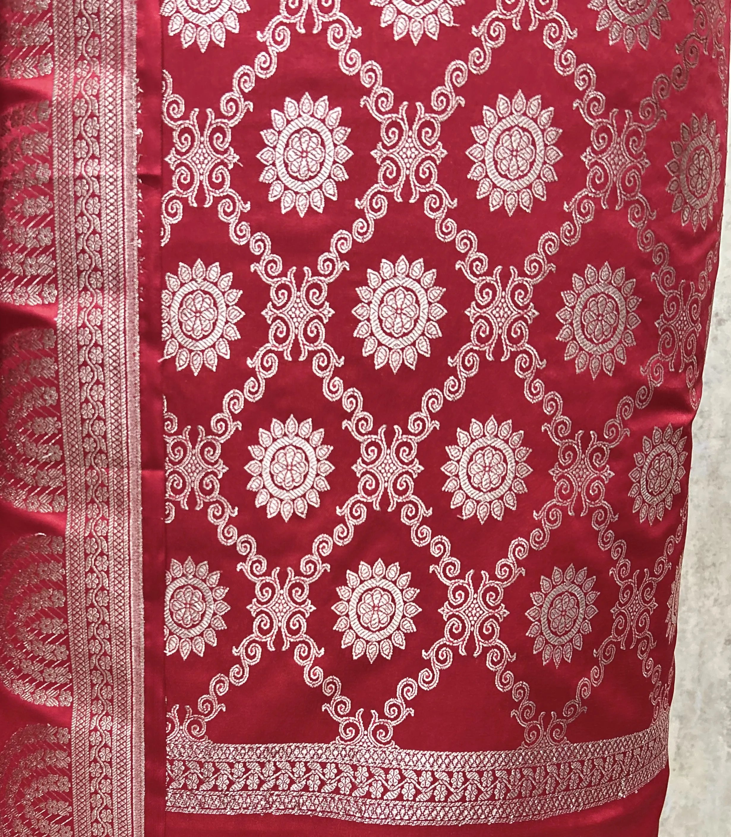 The Celestial Medallion Mashru Silk Unstitched Suits