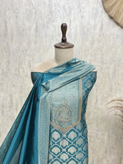 Resplendent Kanjivaram Silk Unstitched Suits