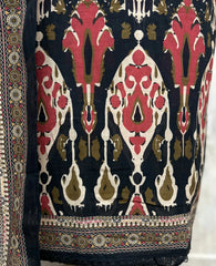Heritage Ikat Printed Cotton Unstitched Suit