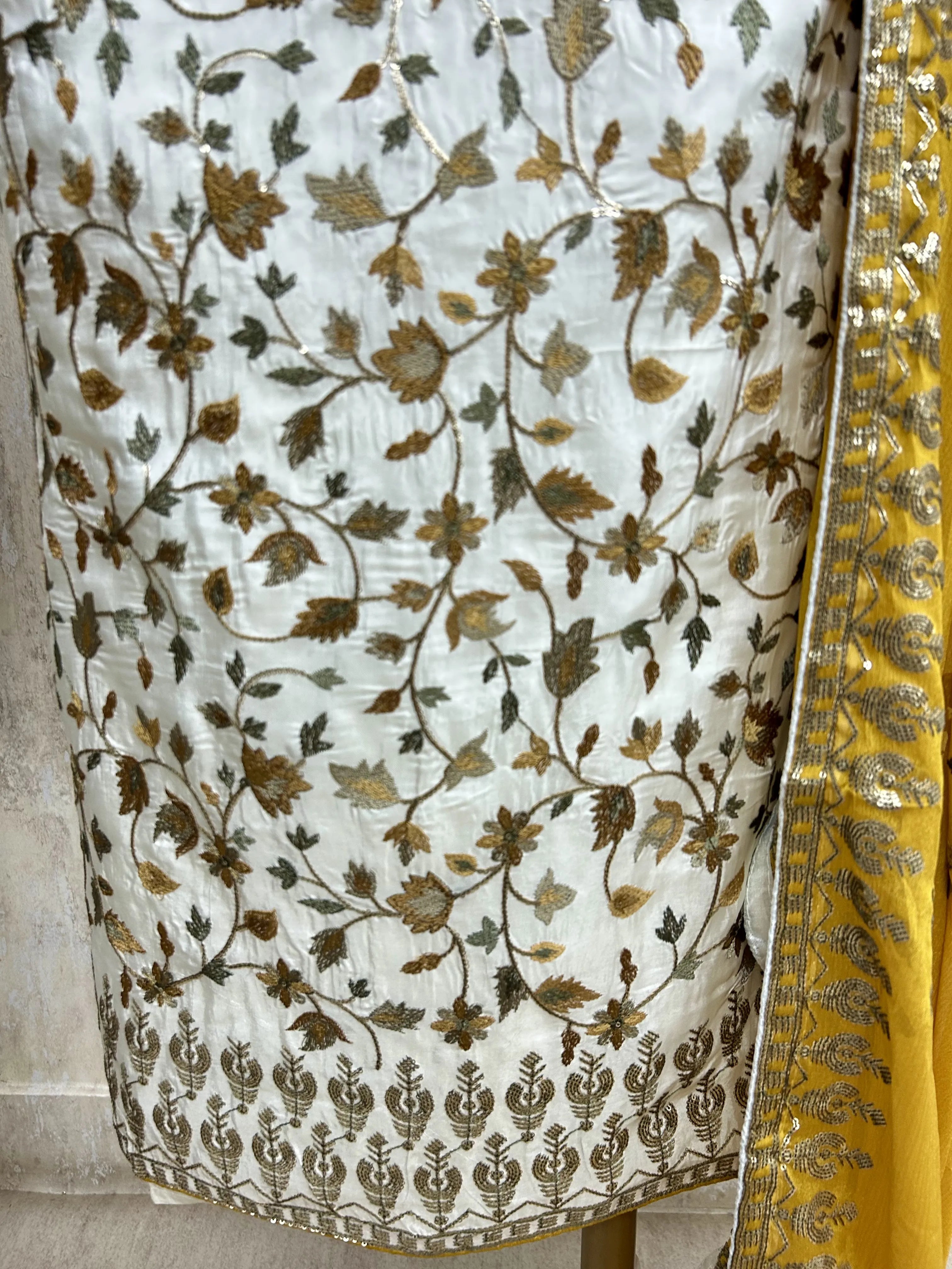 Opada silk embroidered unstitched suit