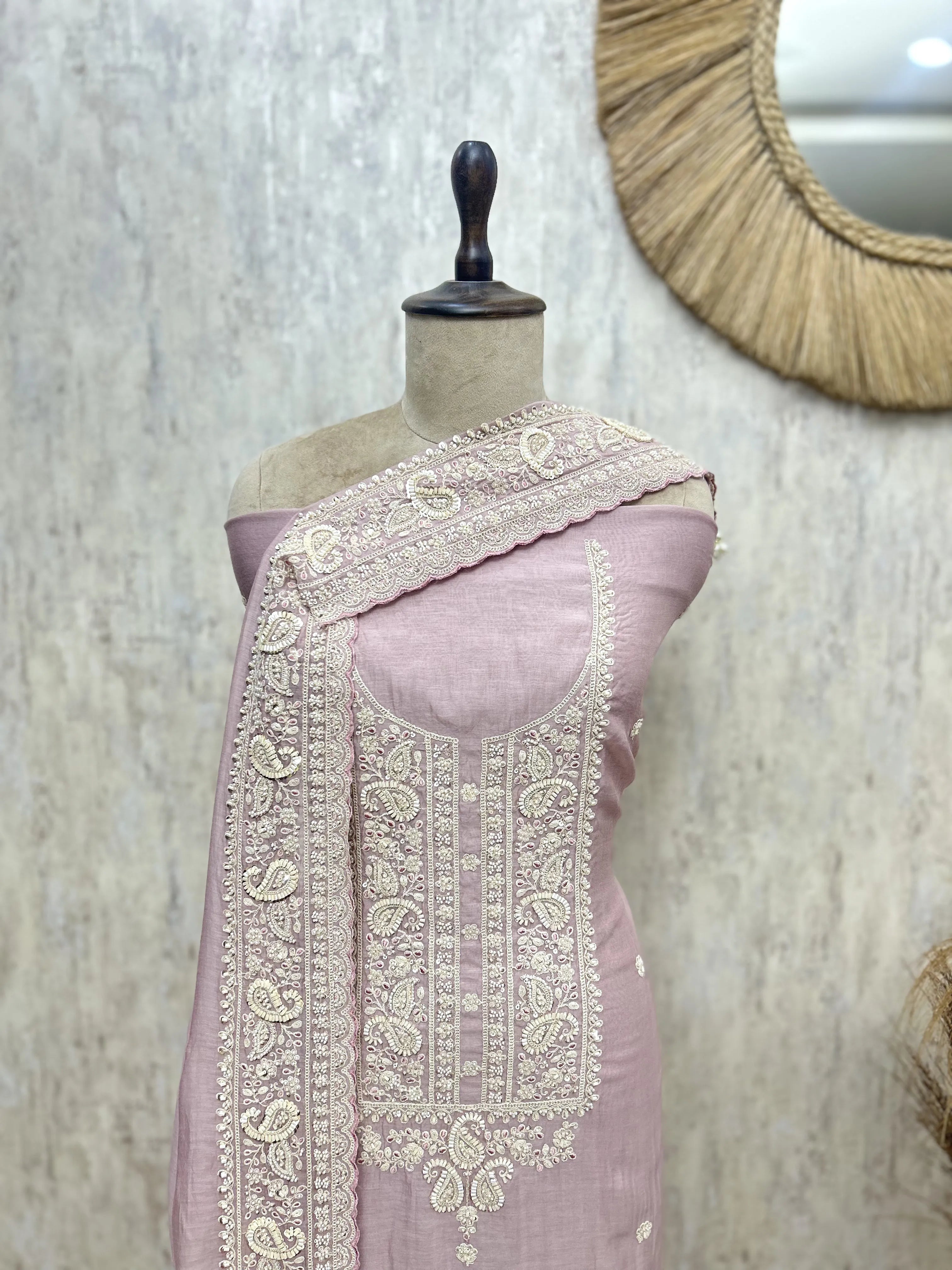 The Regal Yoke Mul  Unstitched Suits