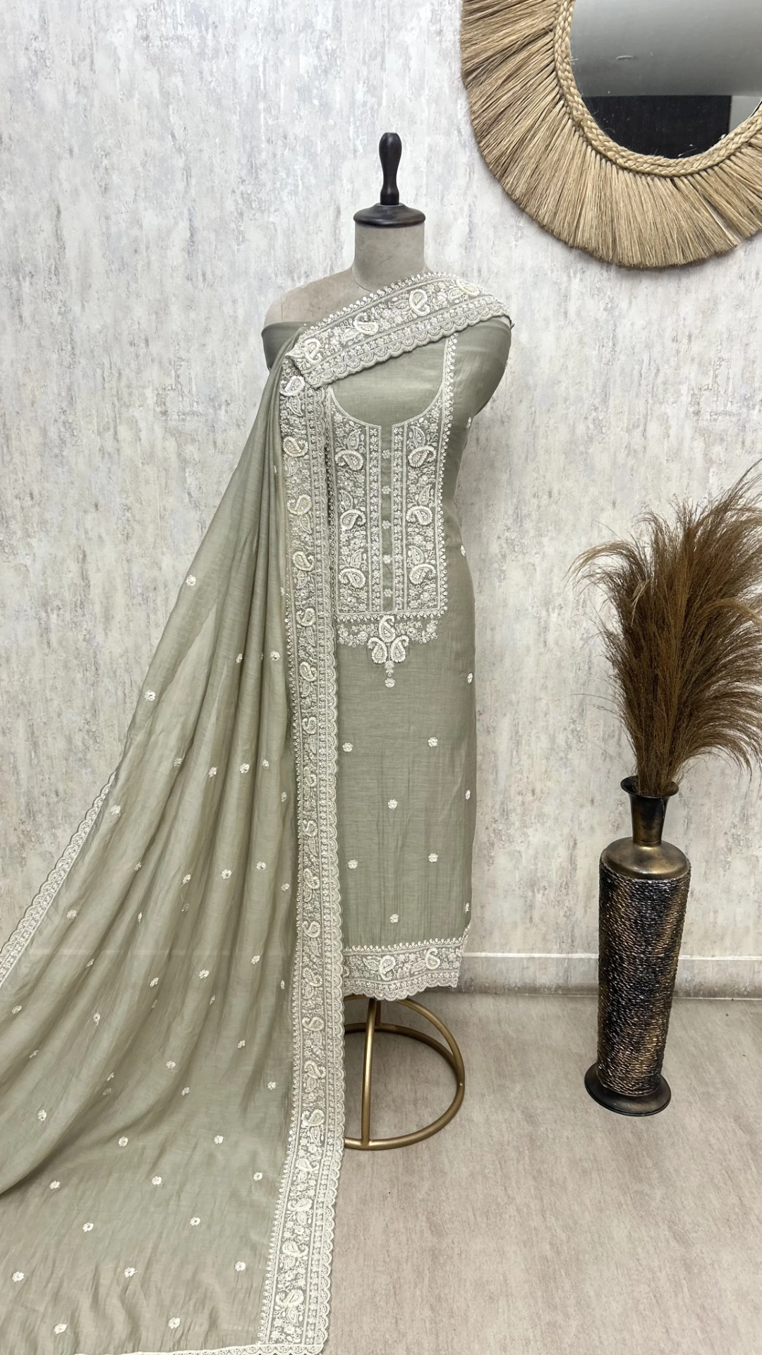 The Regal Yoke Mul  Unstitched Suits