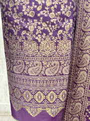 Paisley pashmina Unstitched suit