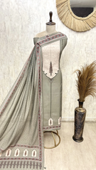 The Cypress Panel Mul Chanderi Unstitched Suits