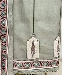 The Cypress Panel Mul Chanderi Unstitched Suits