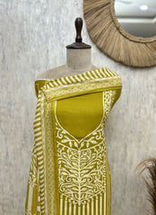 The Architectural Stripe Modal Cotton Unstitched Suits