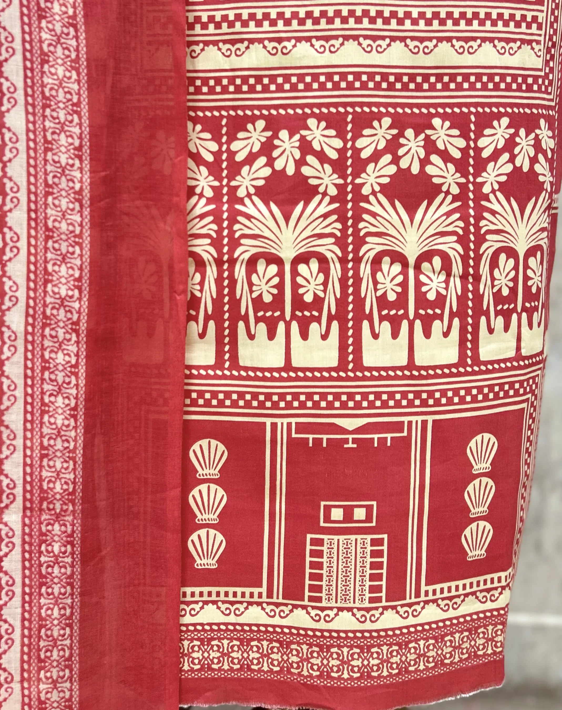 The Architectural Stripe Modal Cotton Unstitched Suits