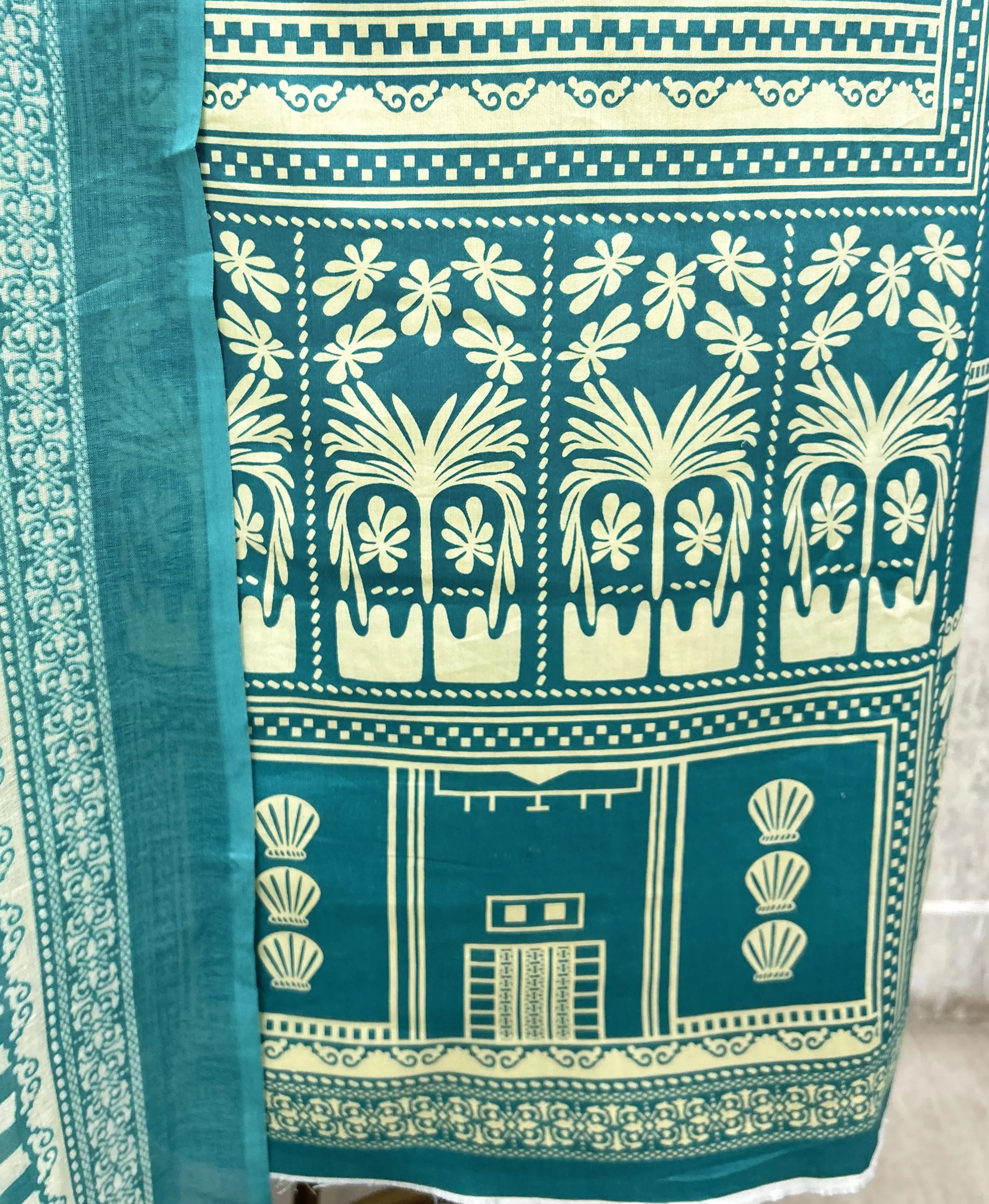 The Architectural Stripe Modal Cotton Unstitched Suits
