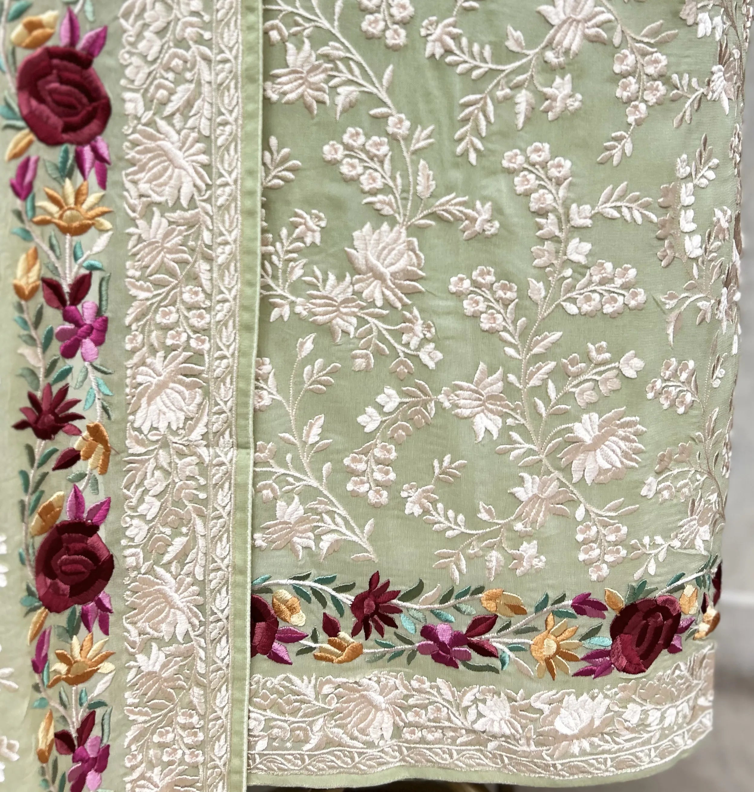 Resham Jaal Georgette Unstitched Suits