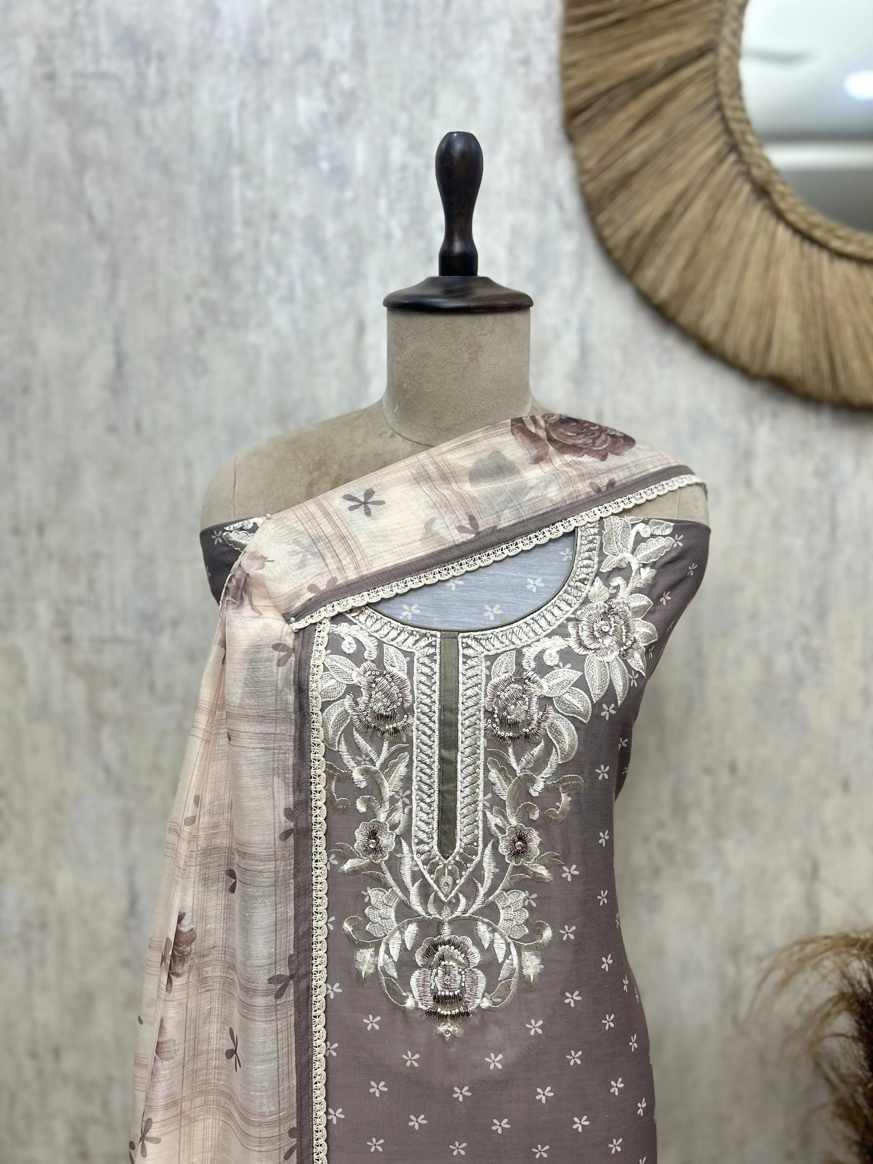 Royal Blossom Weave Unstitched Suits